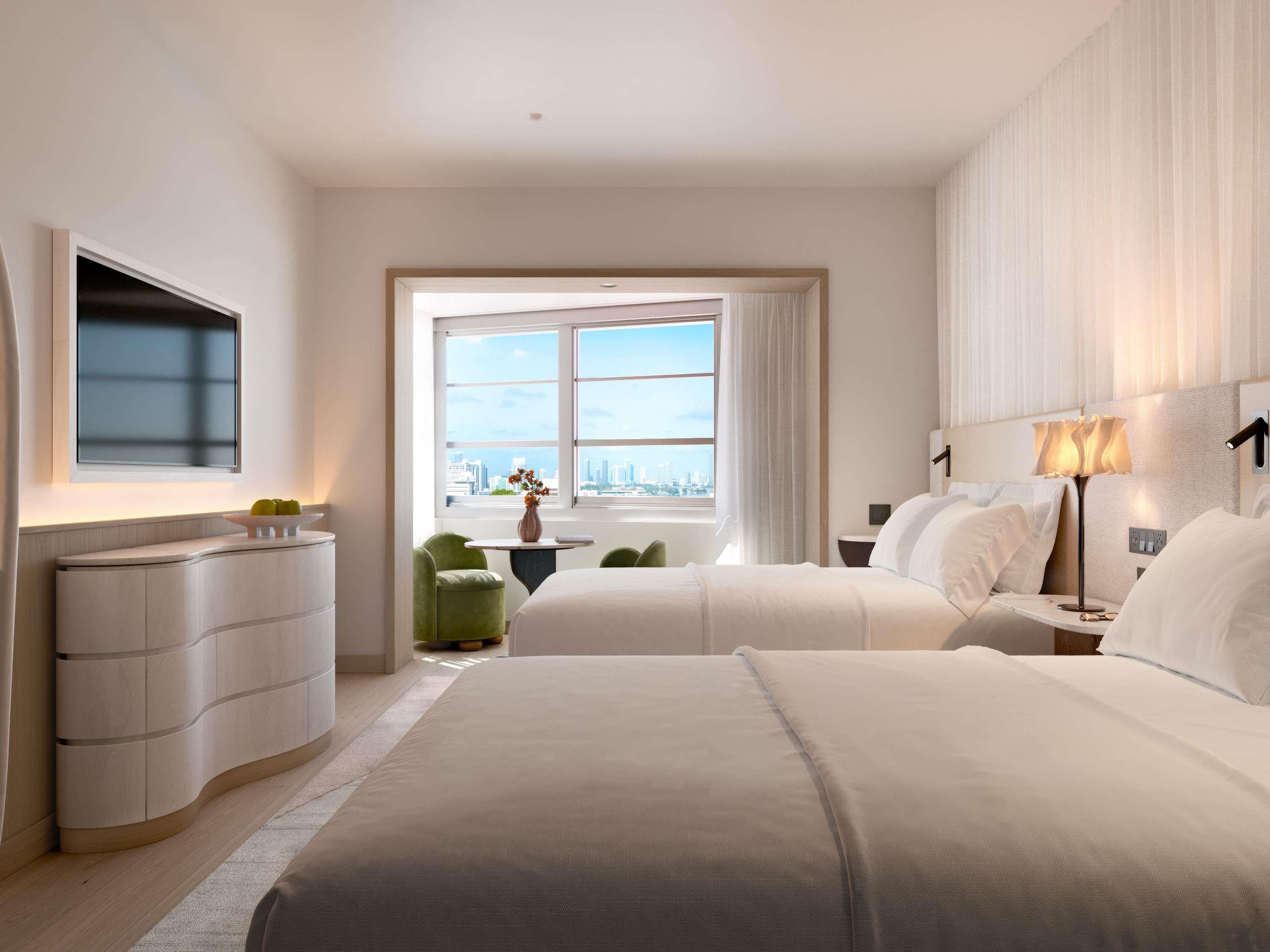 Delano Miami Beach Room Type - King and Two Queen Bedrooms with Interior Door