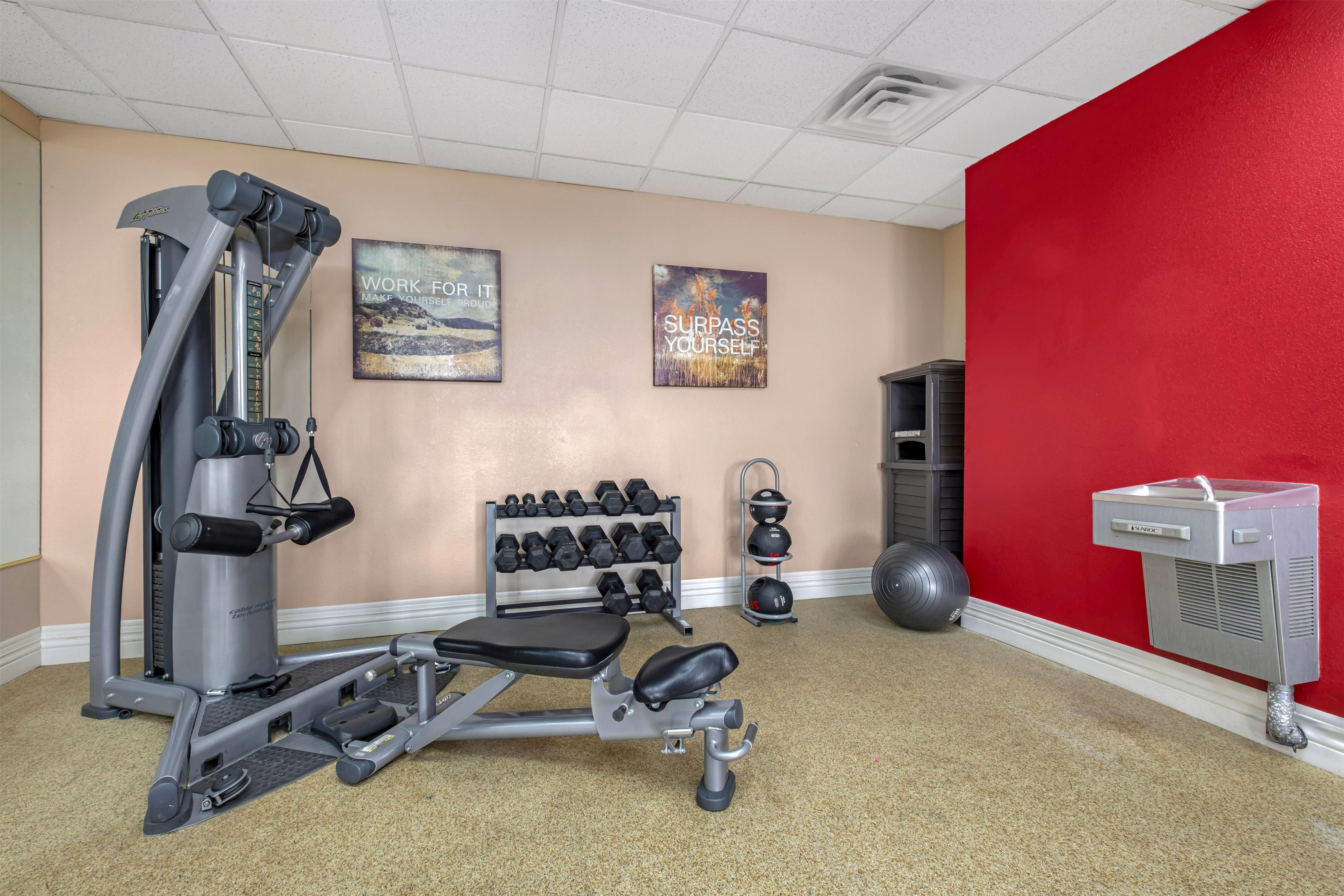 Health club fitness center gym