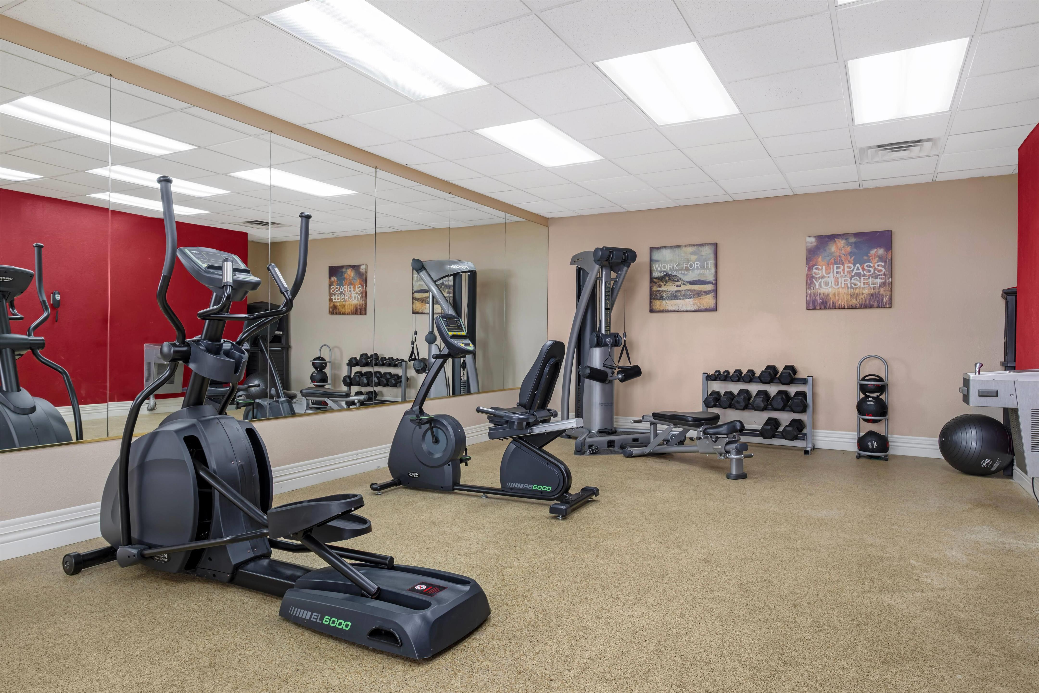 Health club fitness center gym