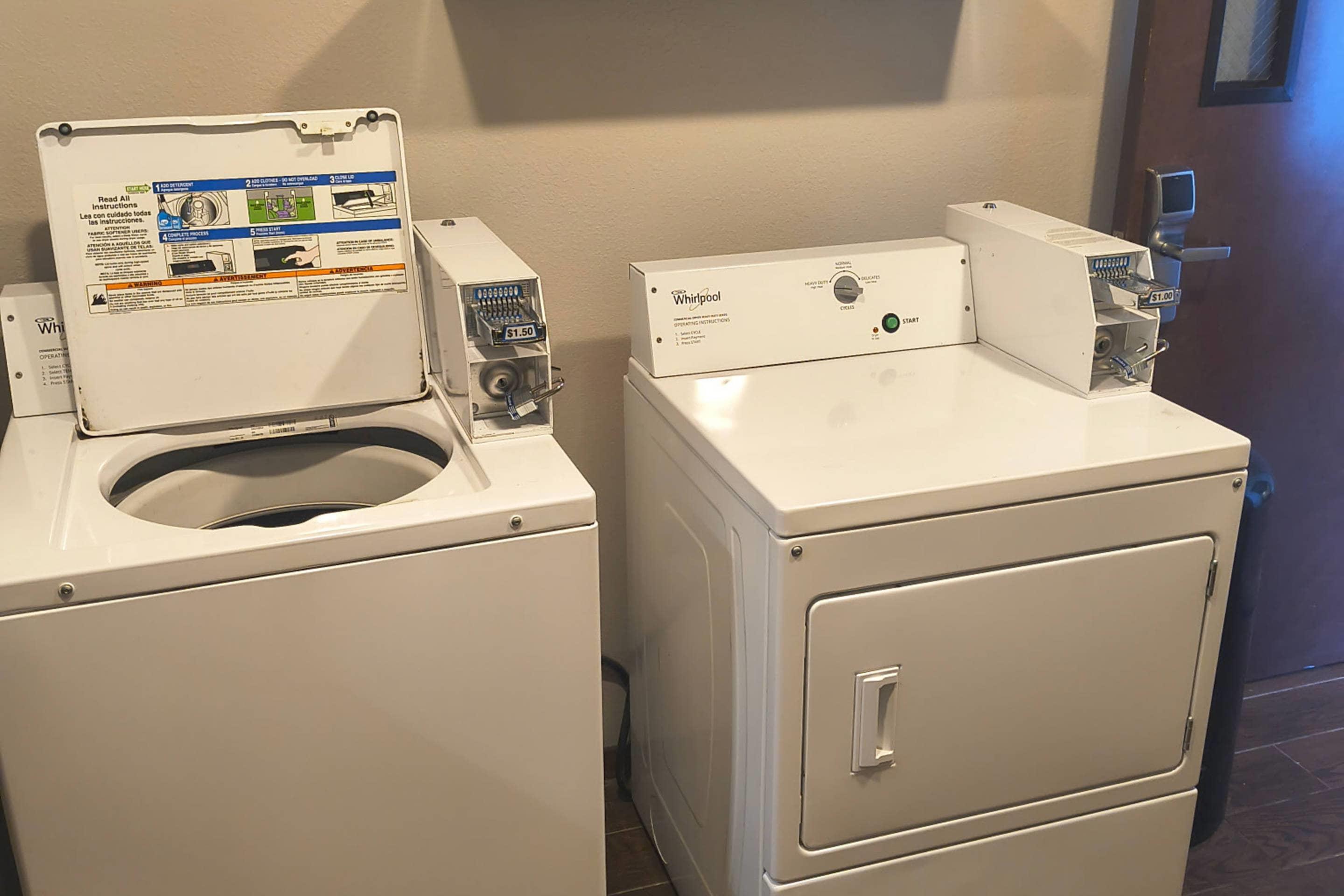 Guest laundry facilities