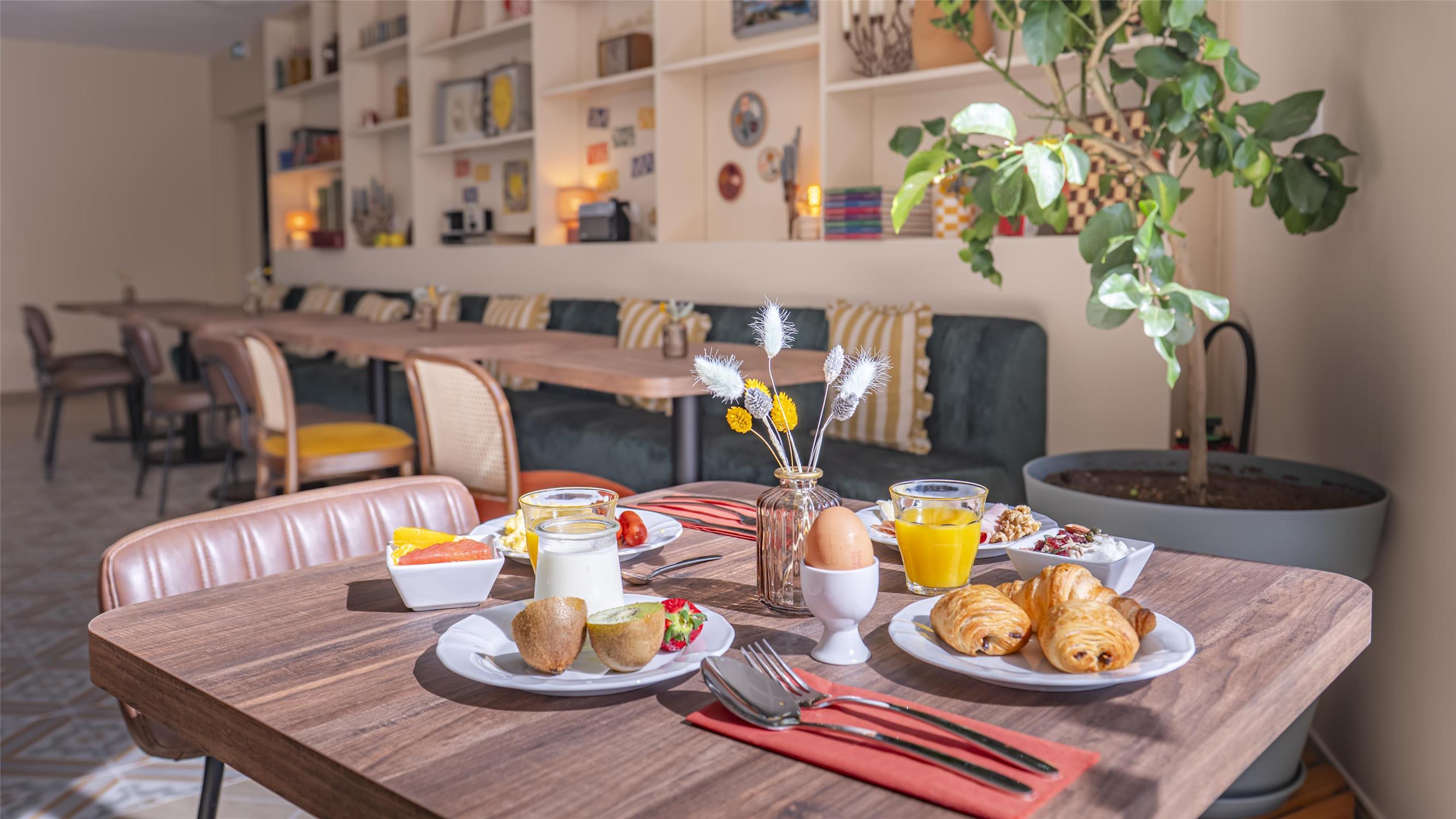 Espace petit-déjeuner
