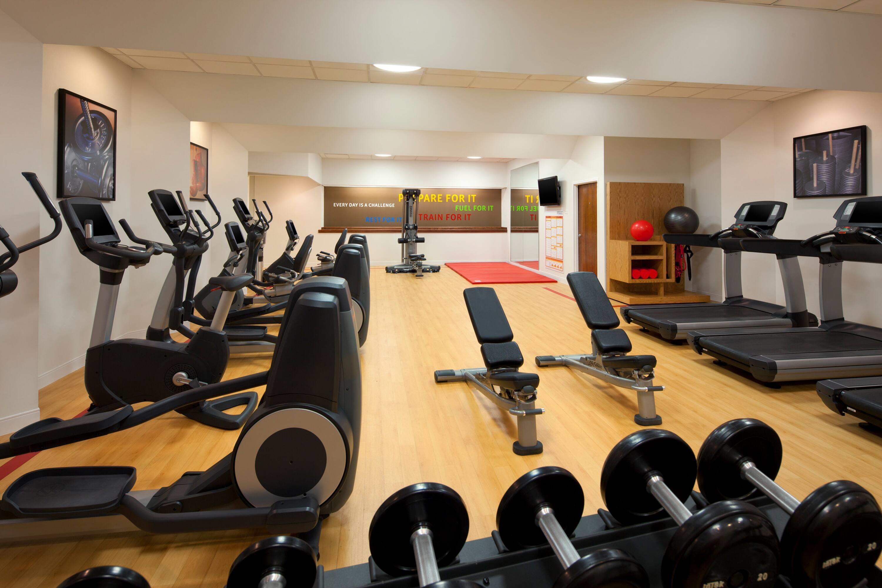 Health club fitness center gym