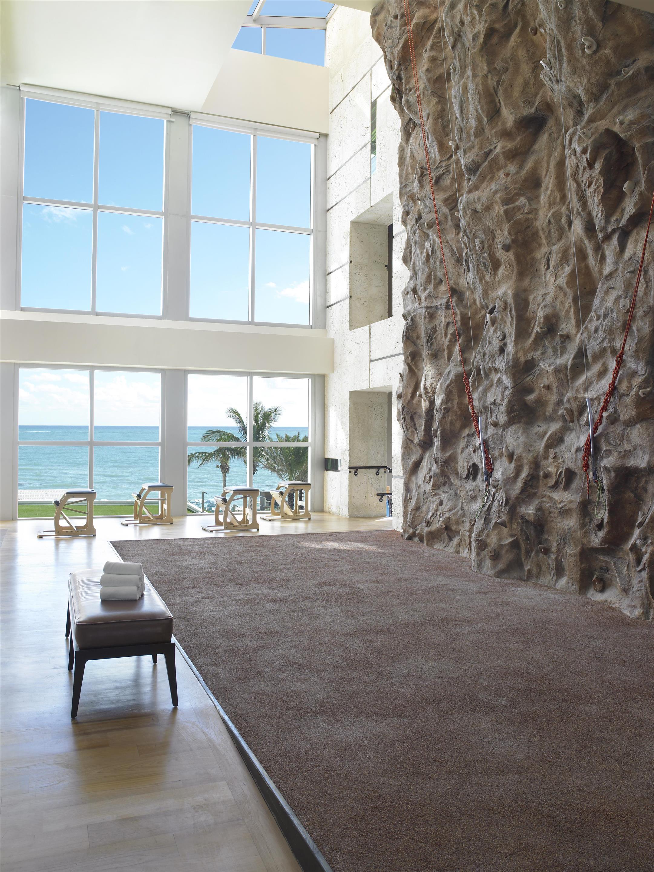 Fitness Two Story Rock Wall_Carillon Miami Wellness Resort | Carillon Miami Wellness Resort