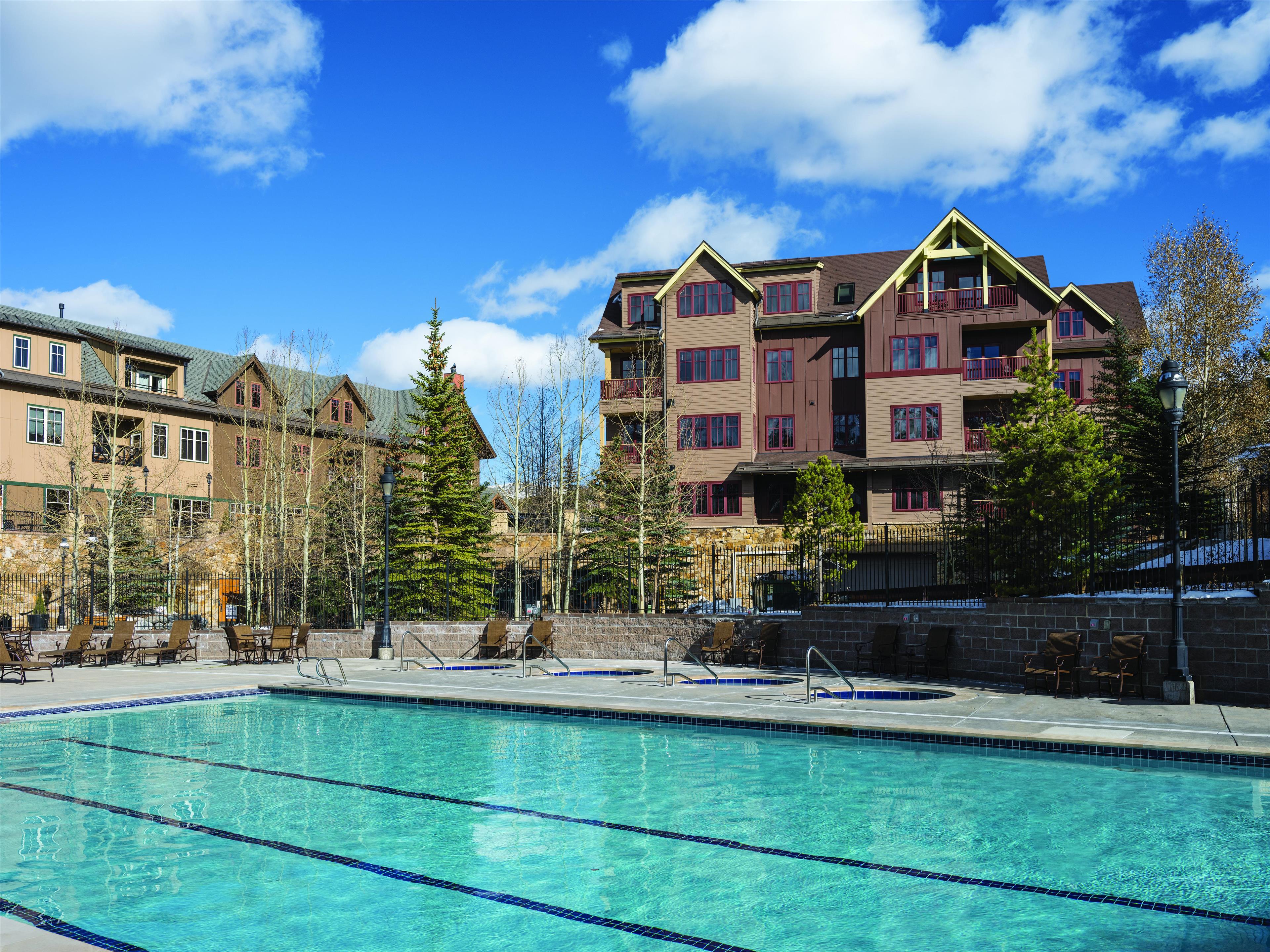 Property Heated Pool | The Residences at Main Street Station, Breckenridge