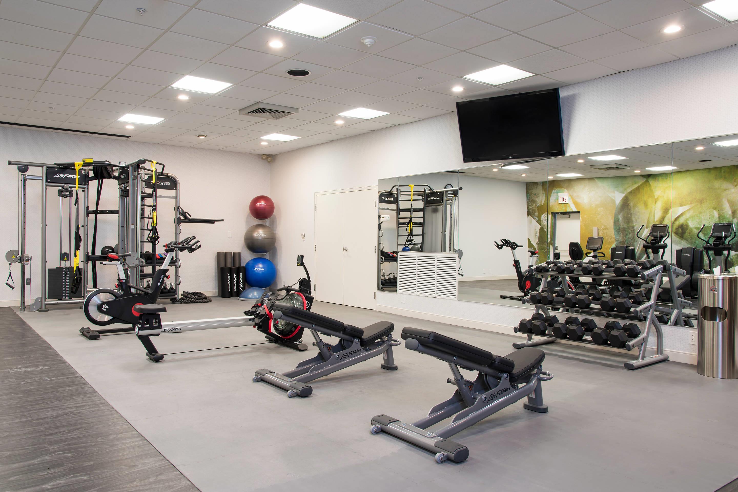 Fitness center | The Center Hotel Grand Rapids Airport