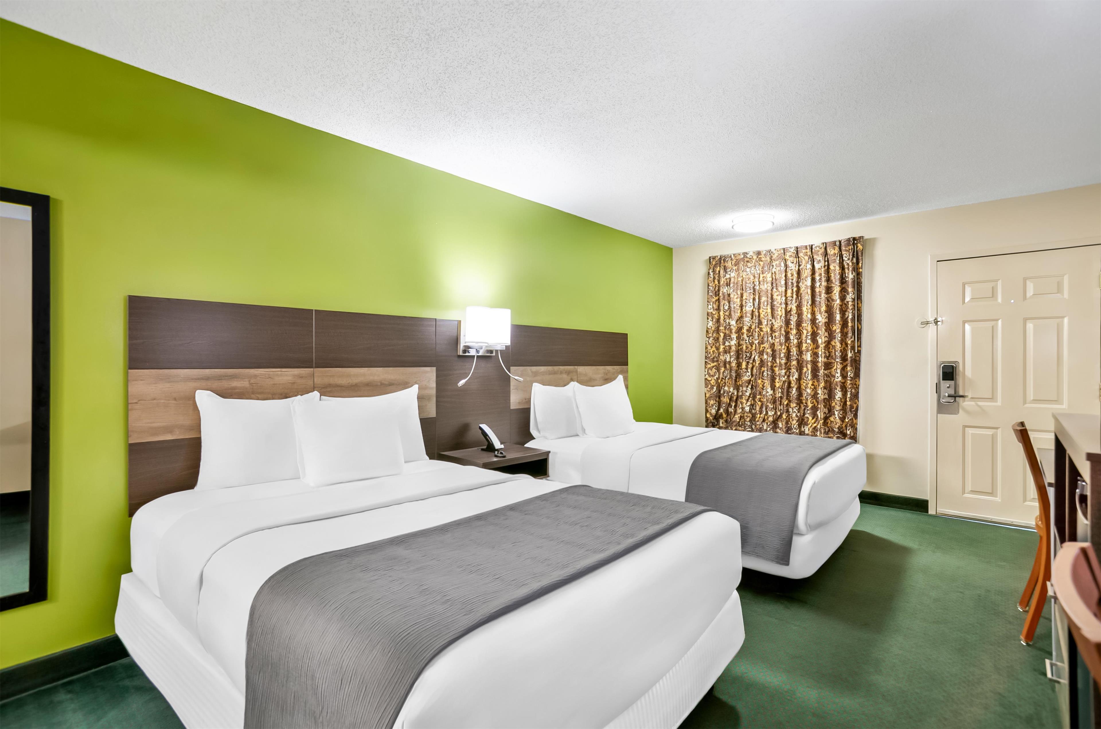 2 Double Beds image