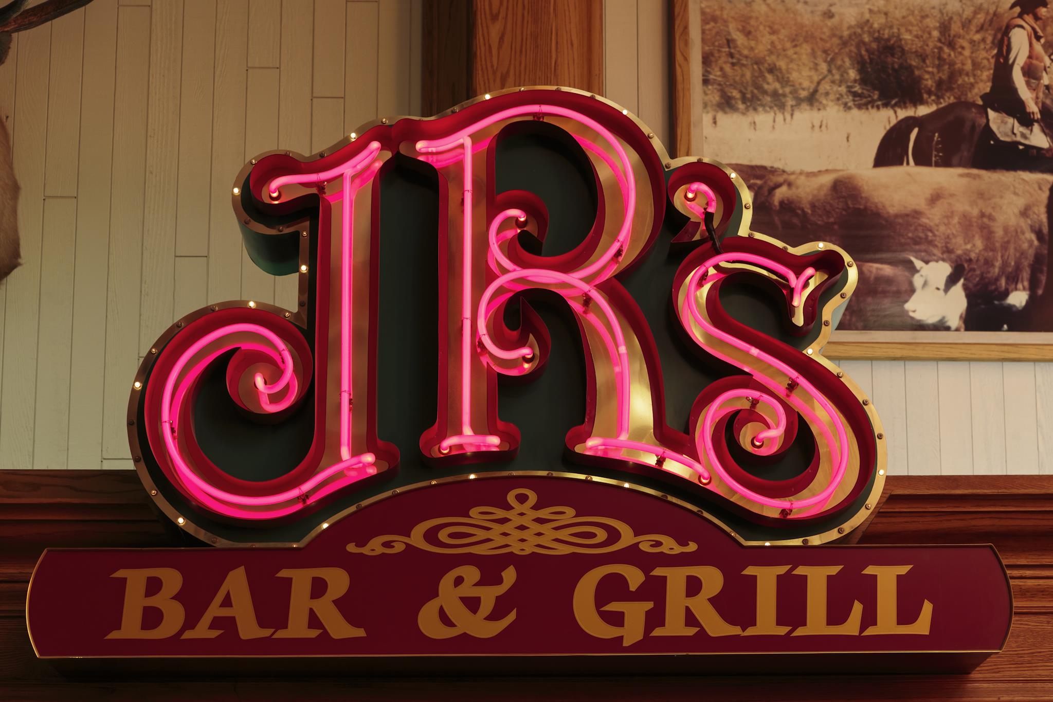 JRs Bar and Grill Sign | Gold Country Casino by Red Lion Hotels