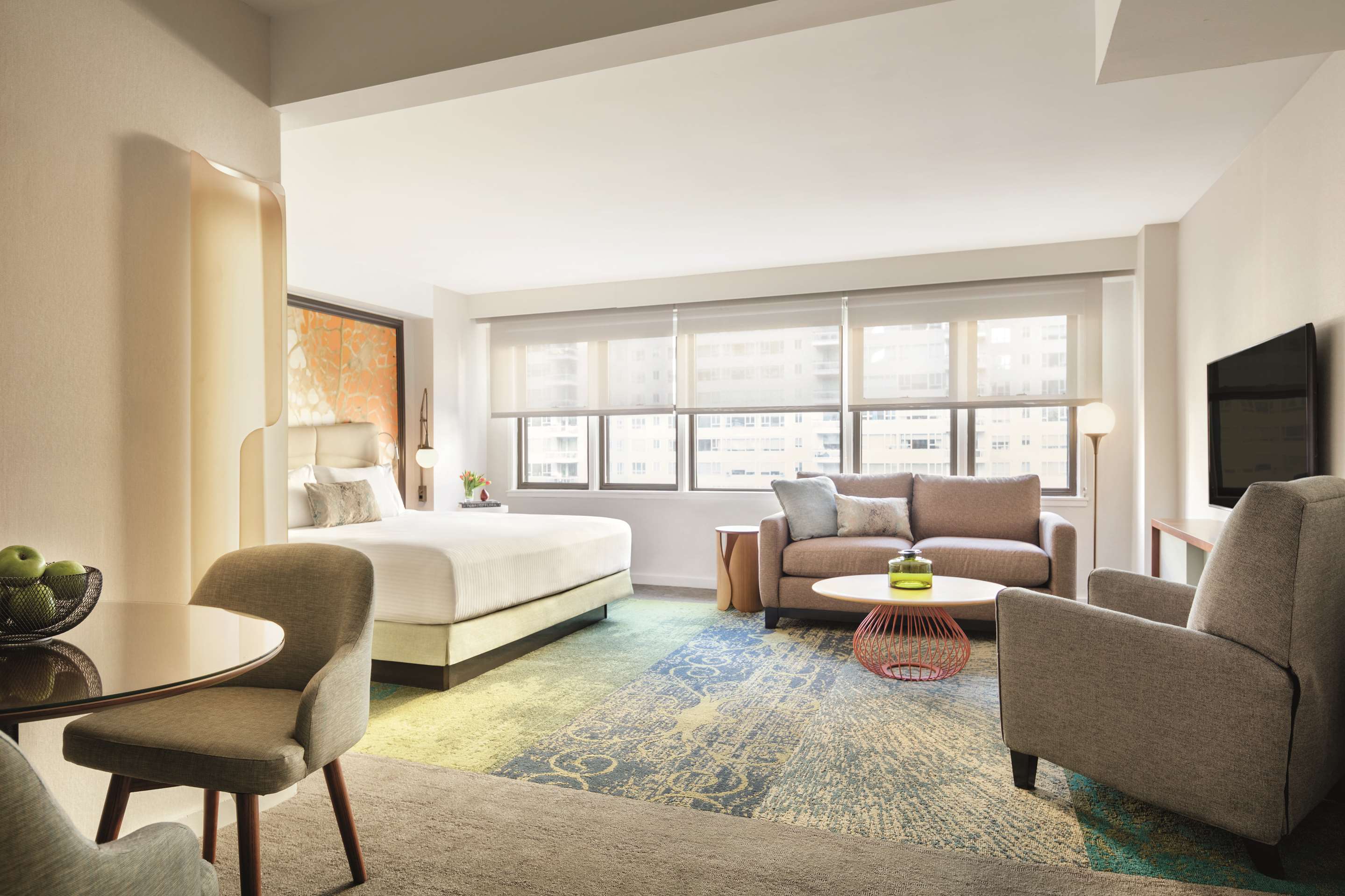 Junior Suite With King Size Bed and Table