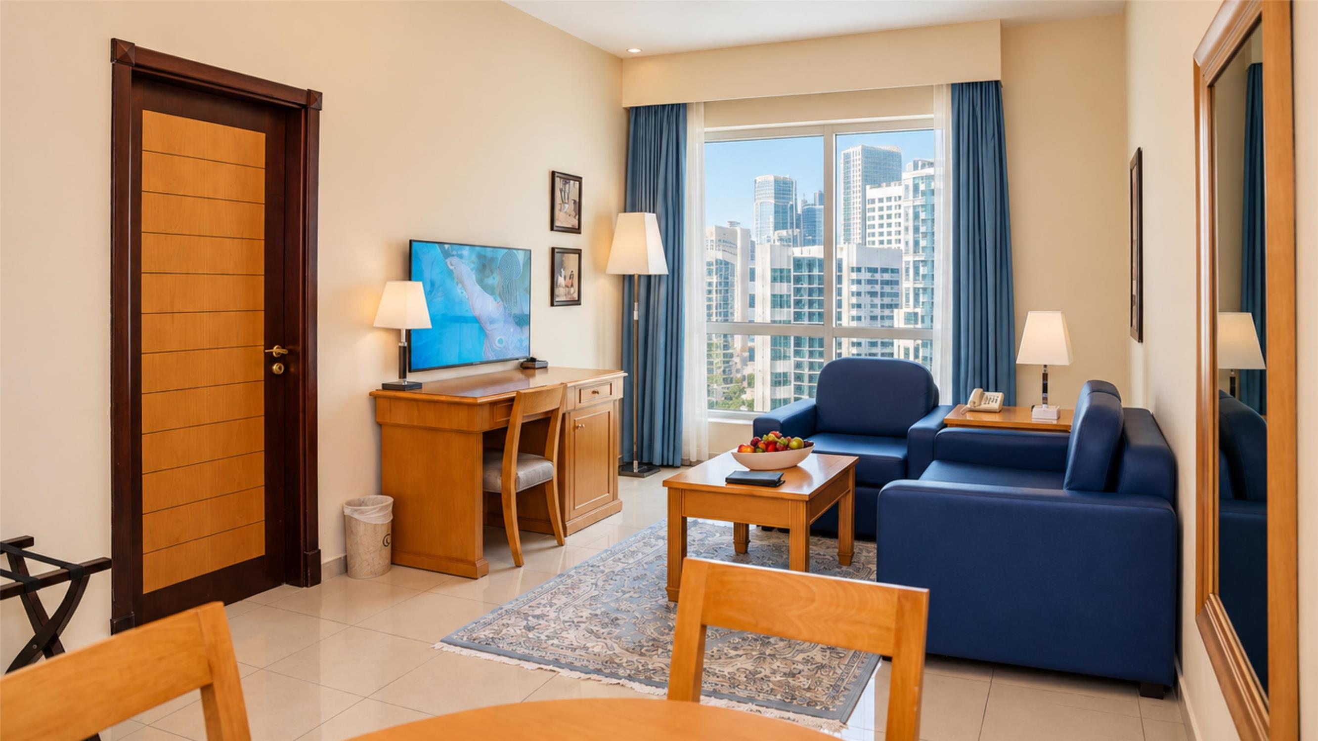 Standard One Bedroom Apartment Living Room