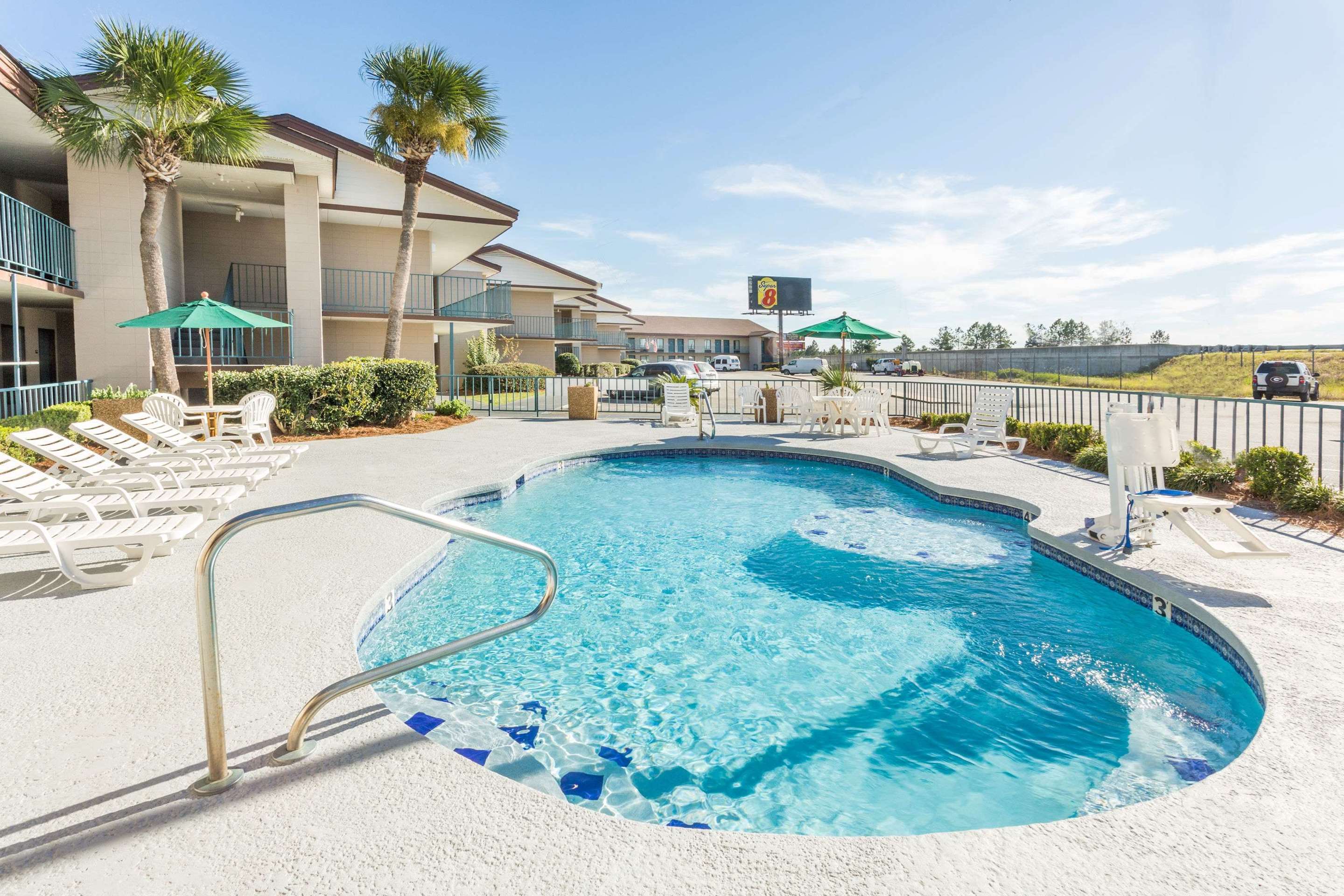 Pool Area | Super 8 by Wyndham Adel GA I-75