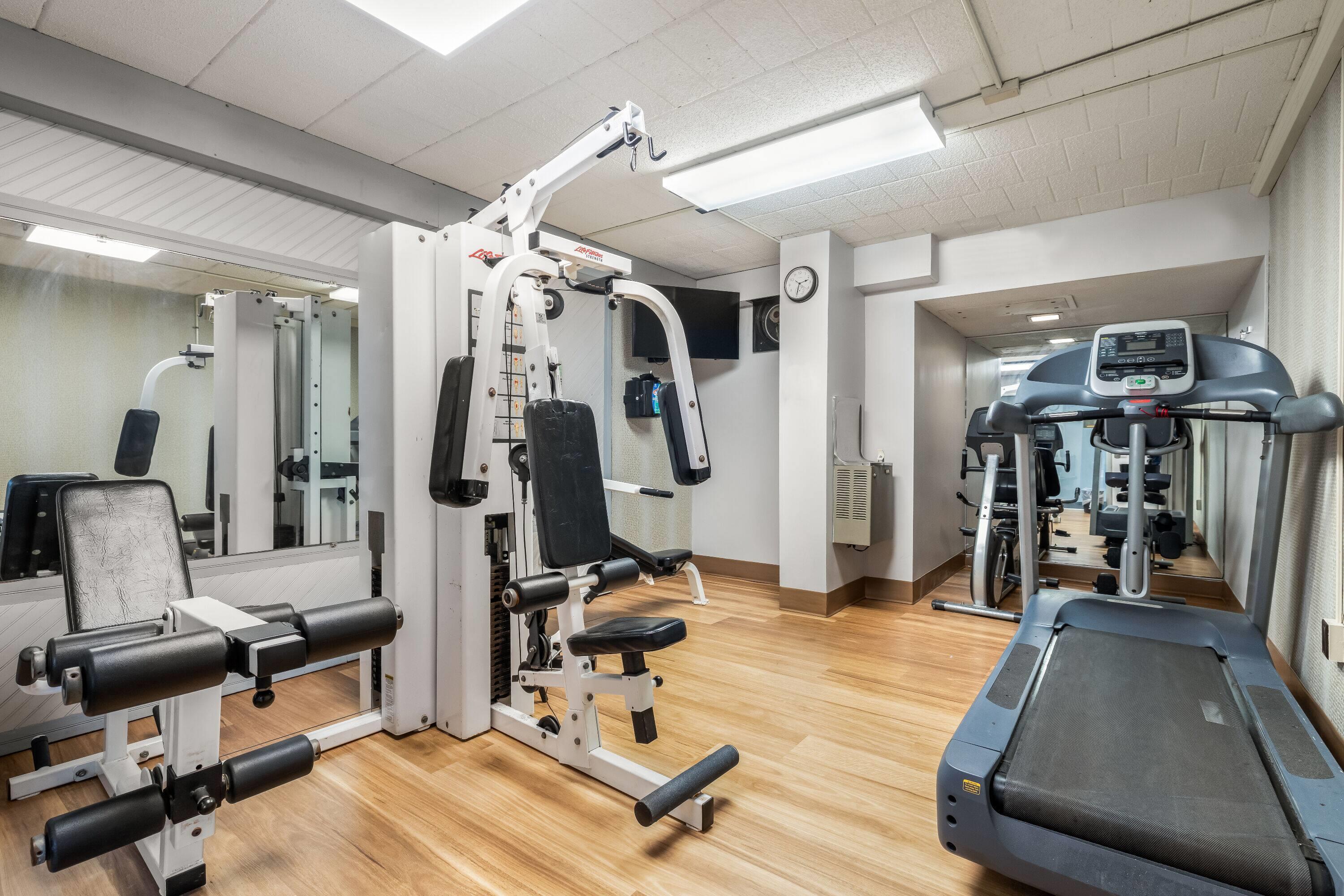 Health club fitness center gym | Ramada by Wyndham State College Hotel & Conference Center