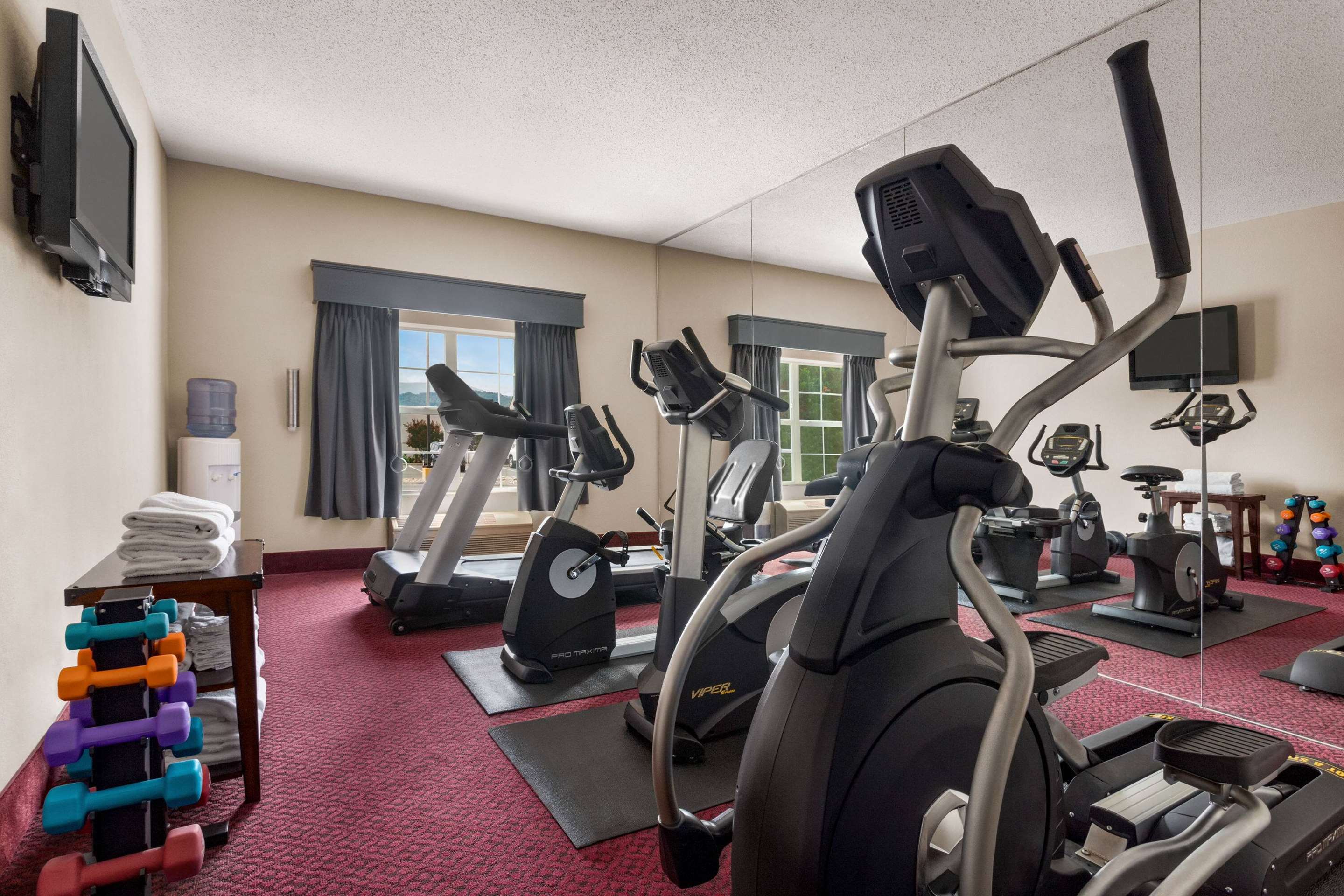 Health club fitness center gym | Ramada by Wyndham Pigeon Forge North