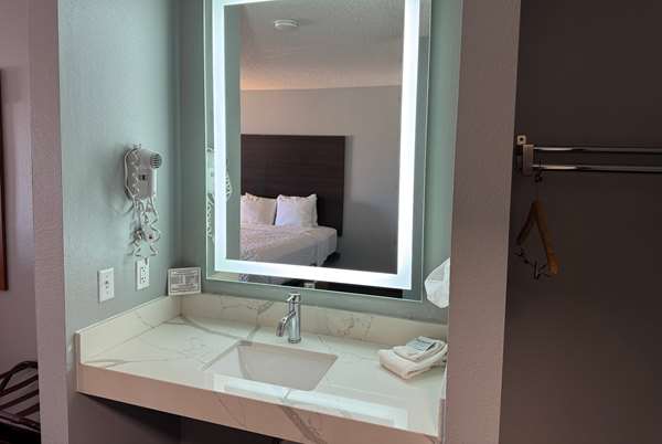1 King Bed, Mobility Accessible Studio Suite, Roll-In Shower, Non-Smoking