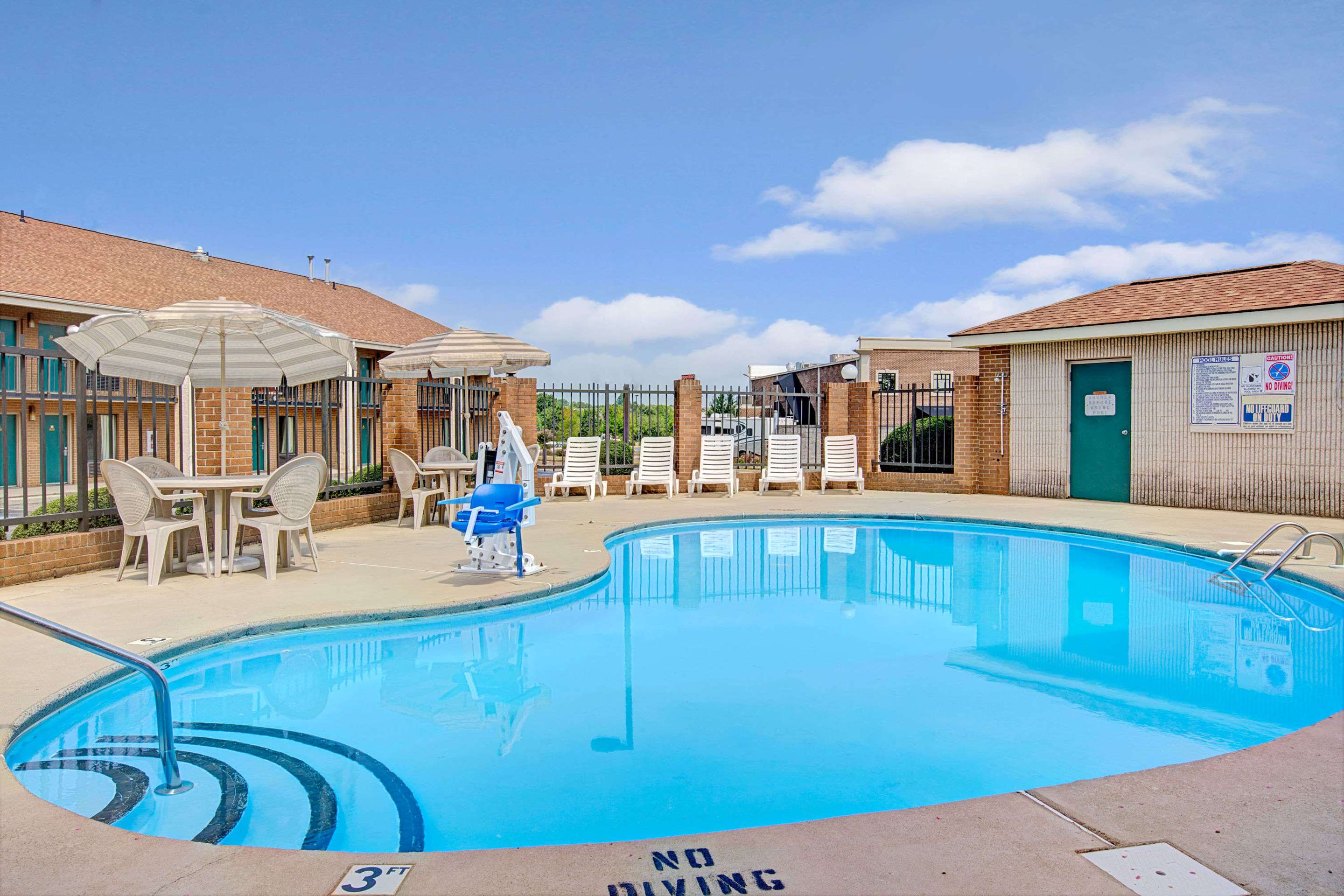 Pool | Days Inn by Wyndham Mooresville Lake Norman