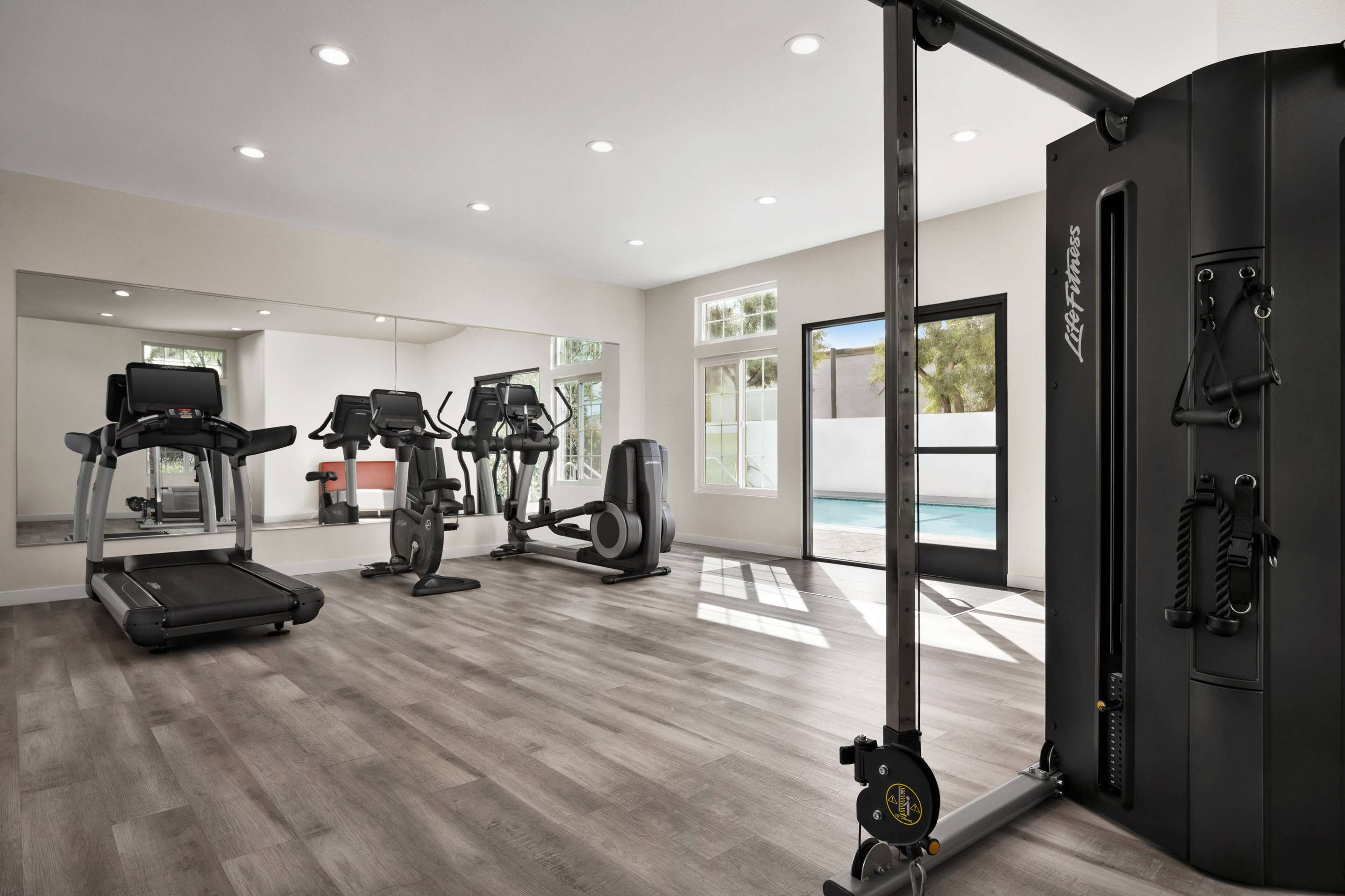 Health club fitness center gym | Ramada by Wyndham Anaheim Convention Center