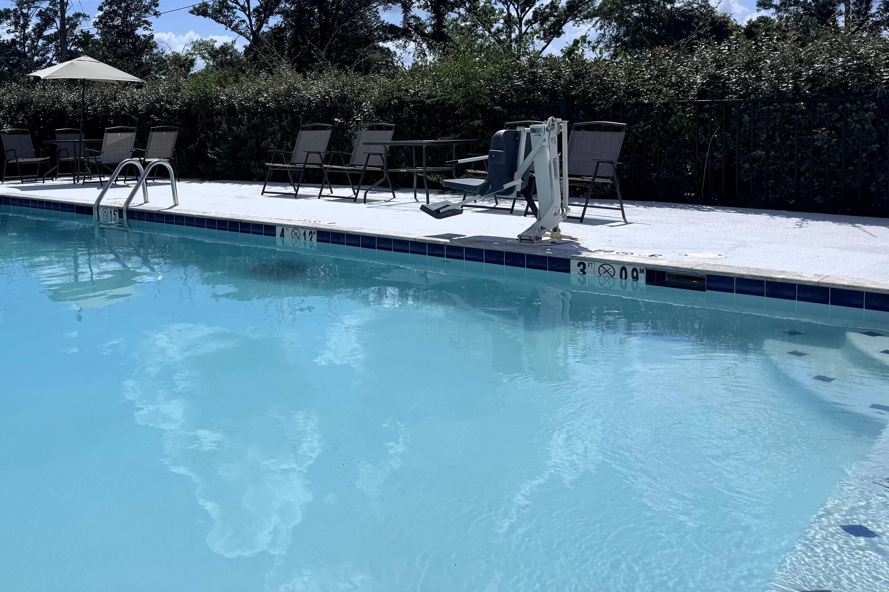 Pool | Super 8 by Wyndham Clinton
