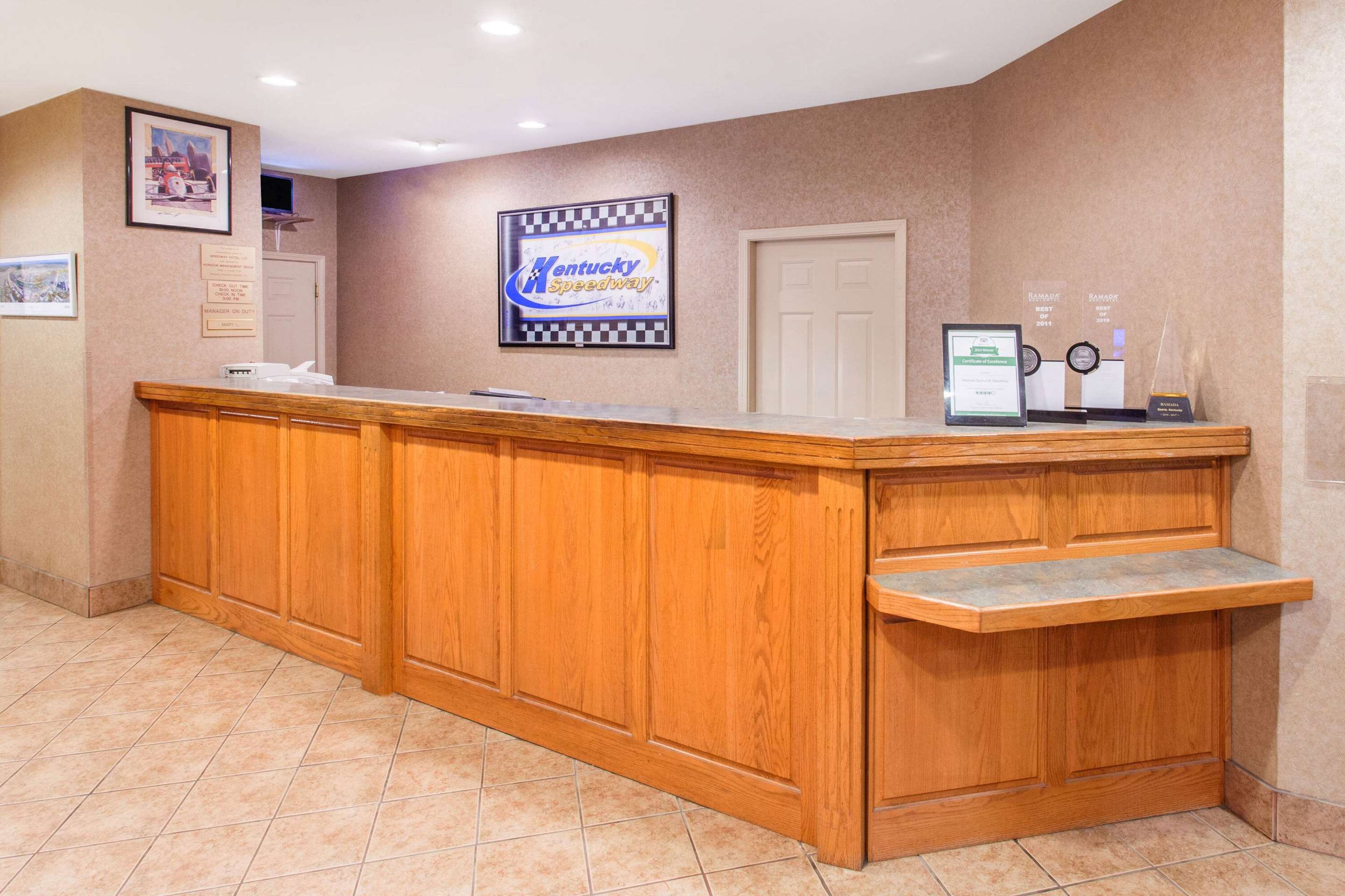 Front Desk | Ramada by Wyndham Sparta/At Speedway