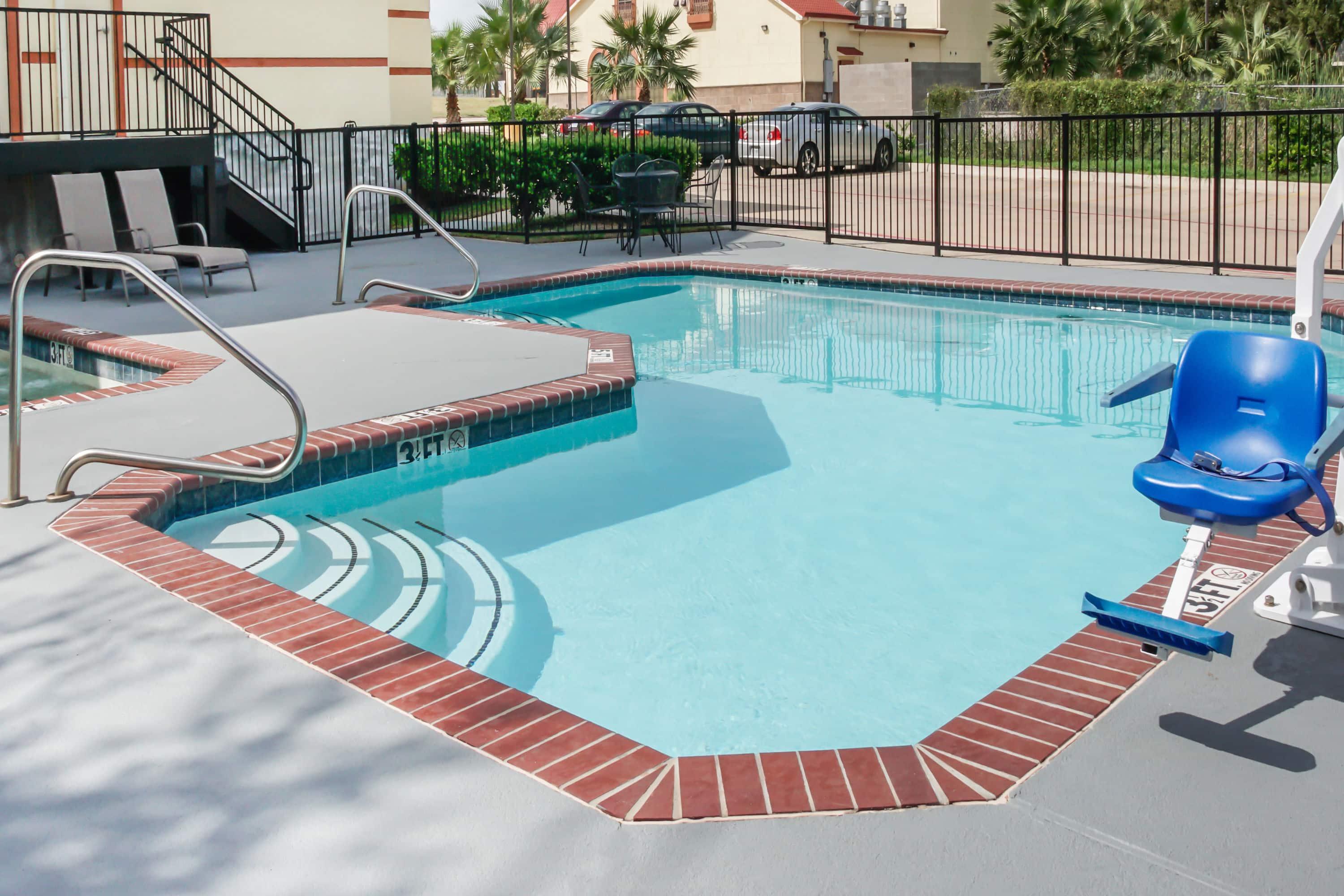 Pool view | Super 8 by Wyndham Brenham TX