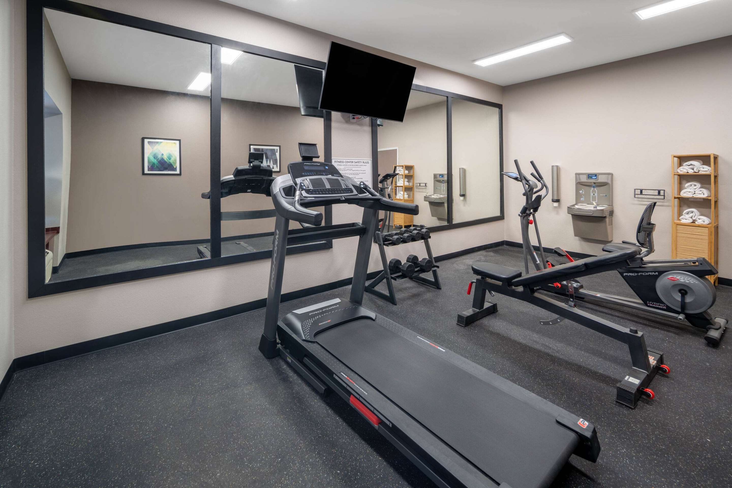Health club fitness center gym