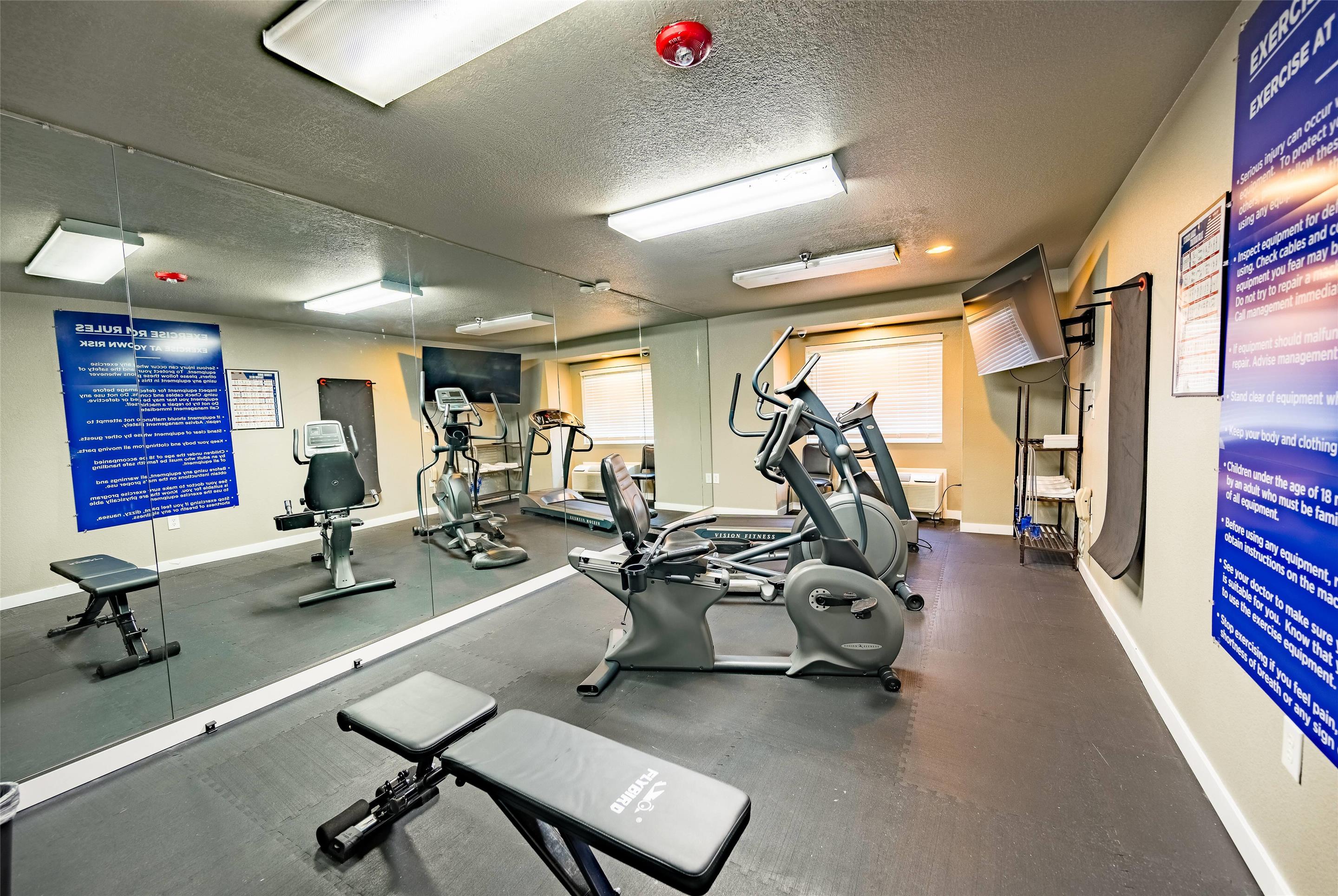 Health club fitness center gym | Microtel Inn & Suites by Wyndham Cheyenne