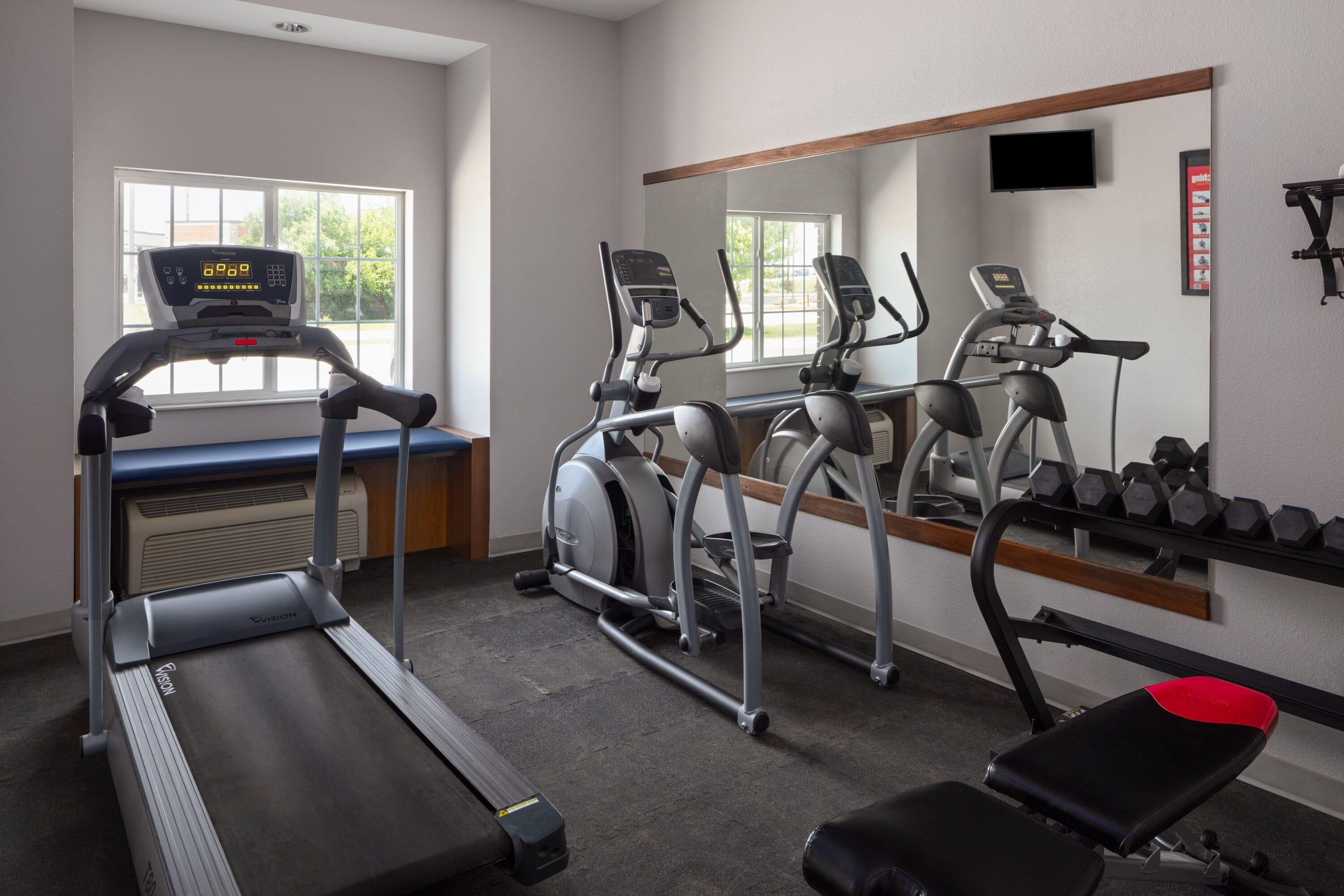 Health club fitness center gym | Microtel Inn & Suites by Wyndham Kearney