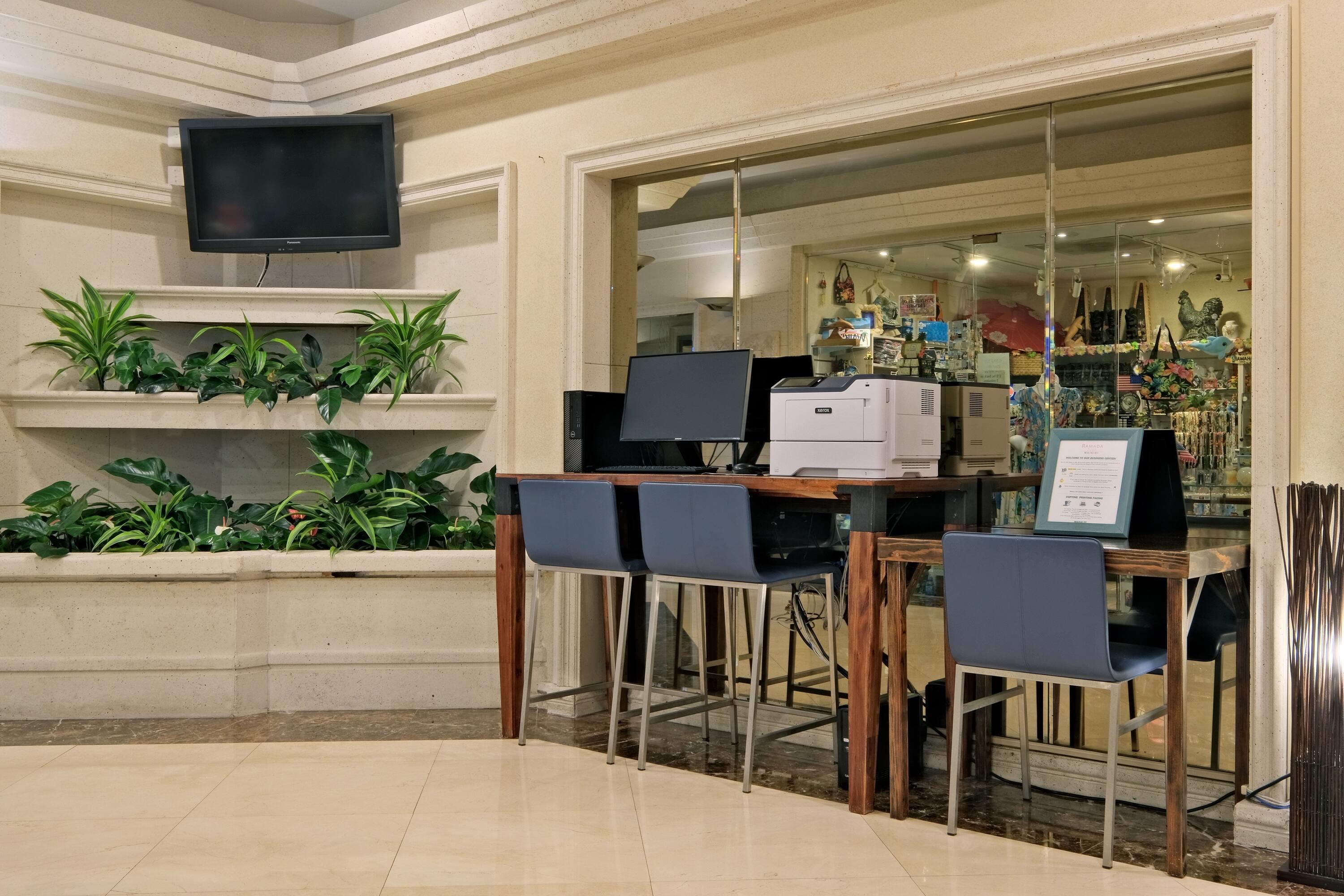 Business Center | Ramada Plaza by Wyndham Waikiki