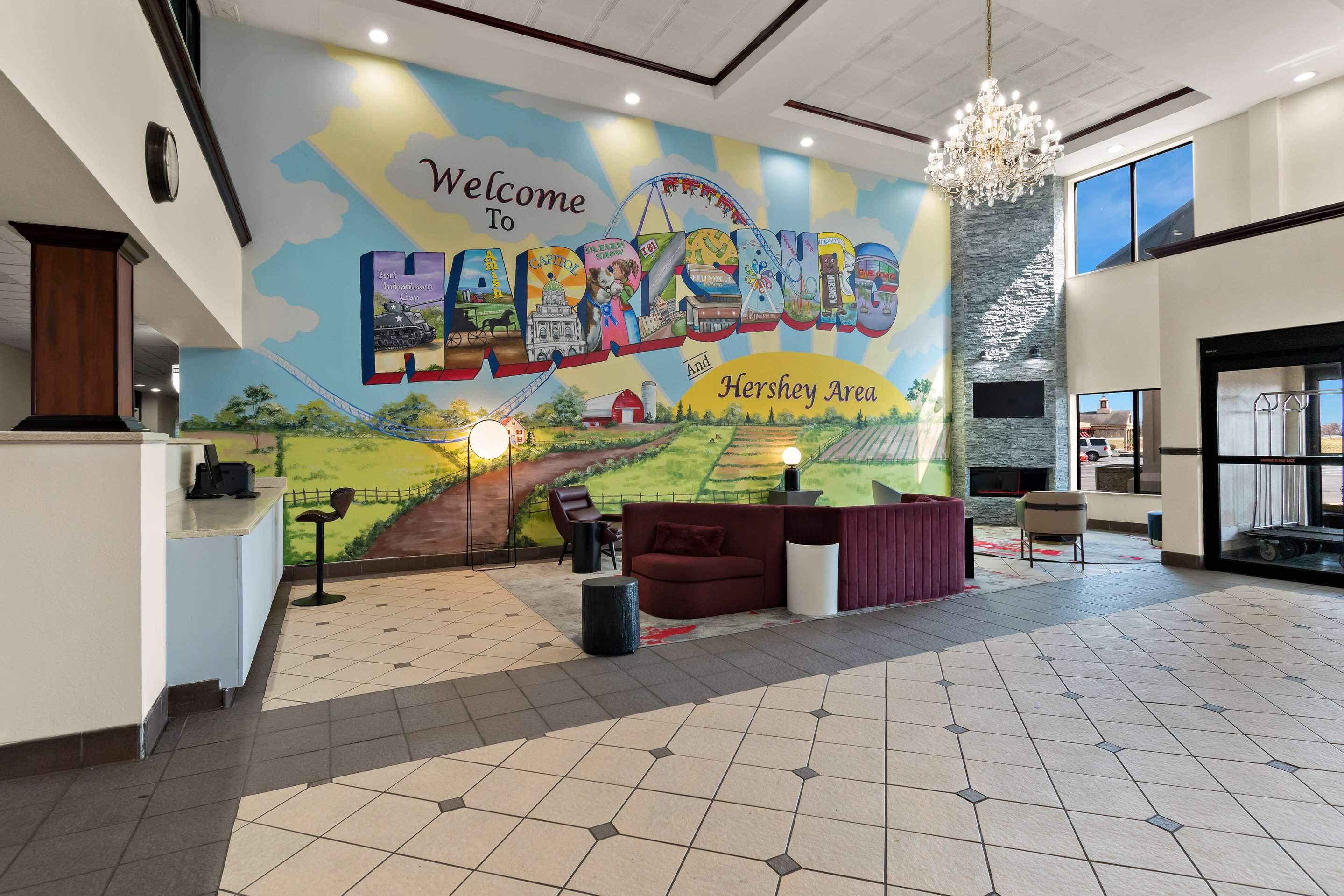 Lobby | Ramada by Wyndham Harrisburg/Hershey Area