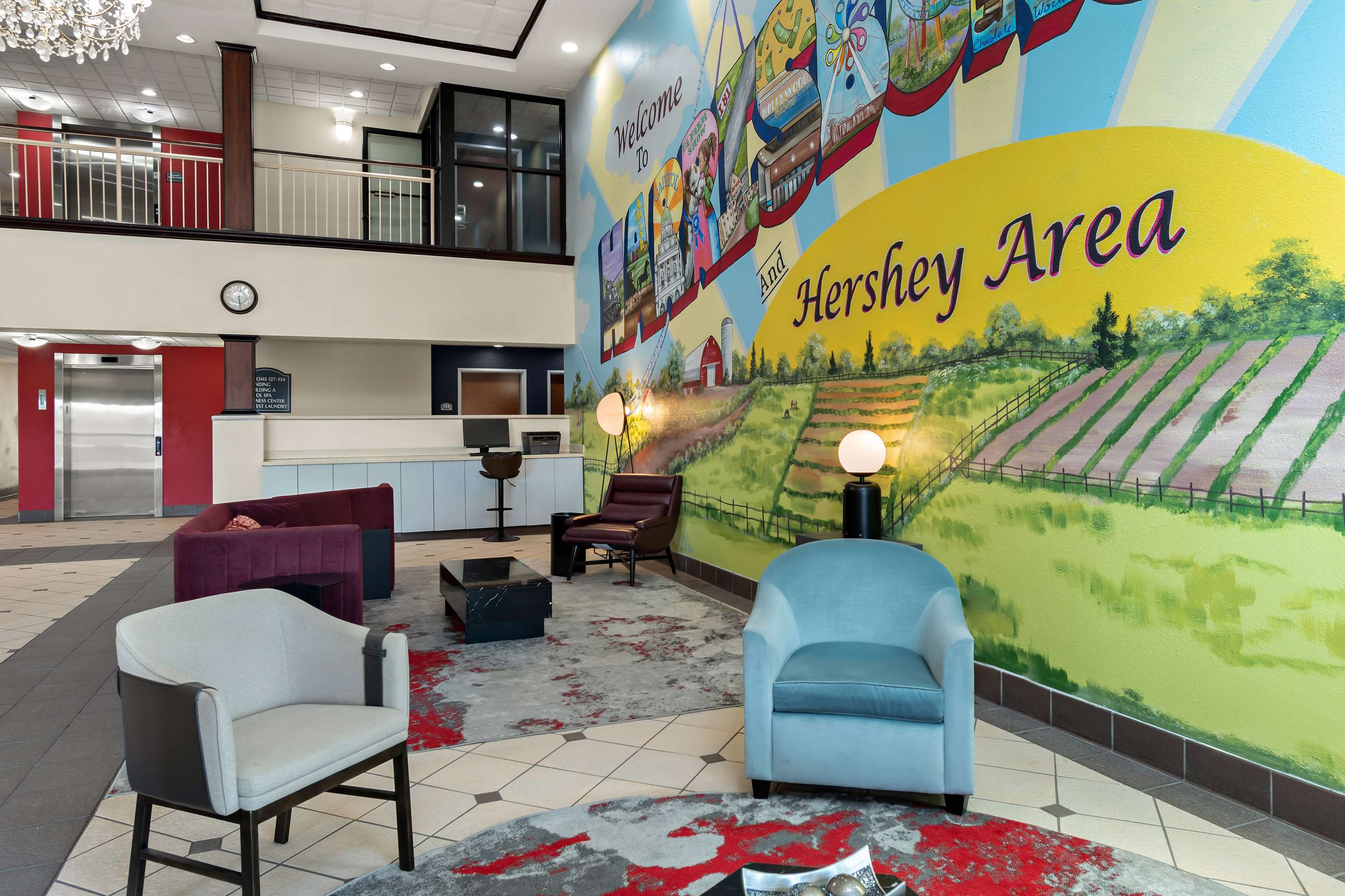 Lobby | Ramada by Wyndham Harrisburg/Hershey Area