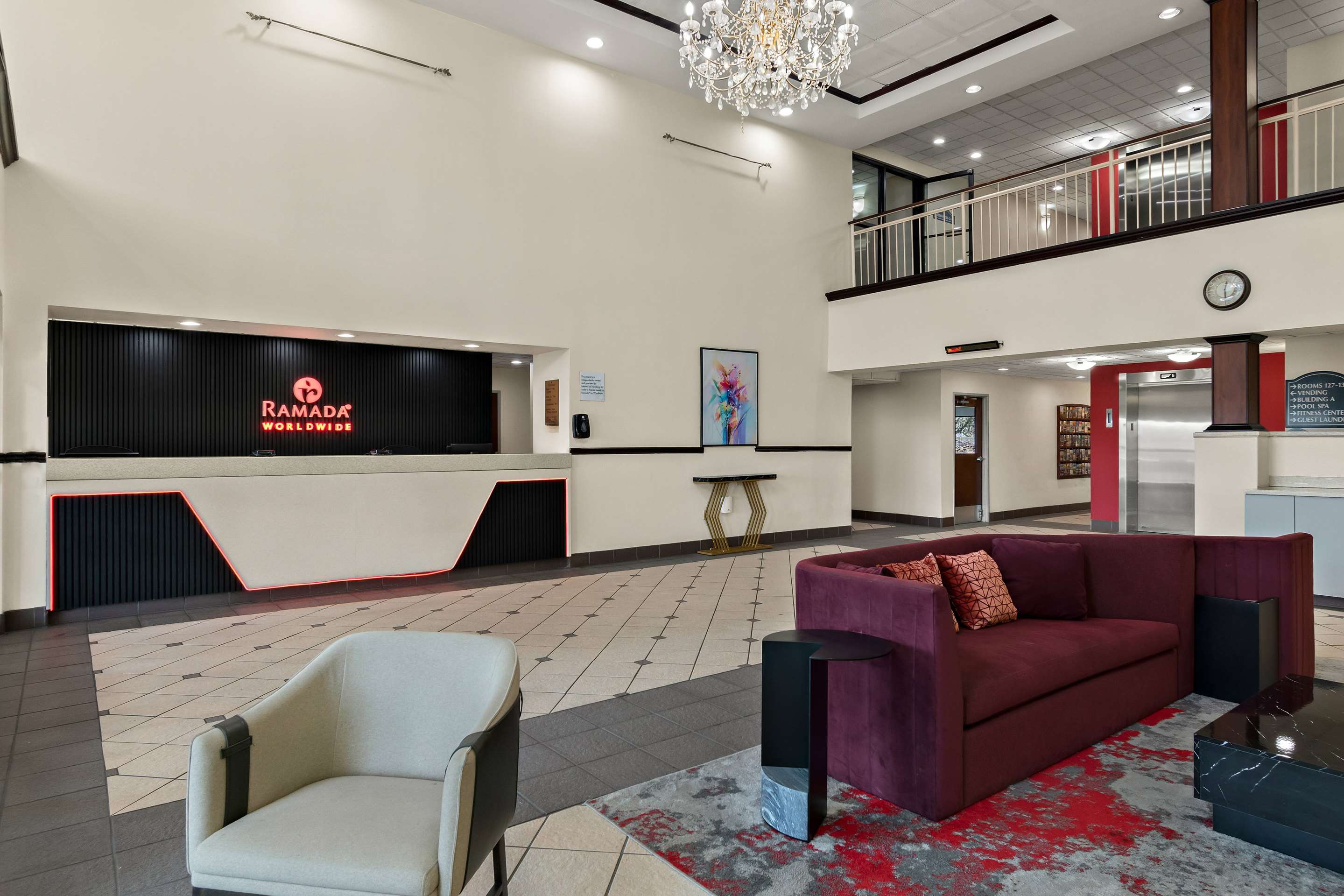 Lobby | Ramada by Wyndham Harrisburg/Hershey Area