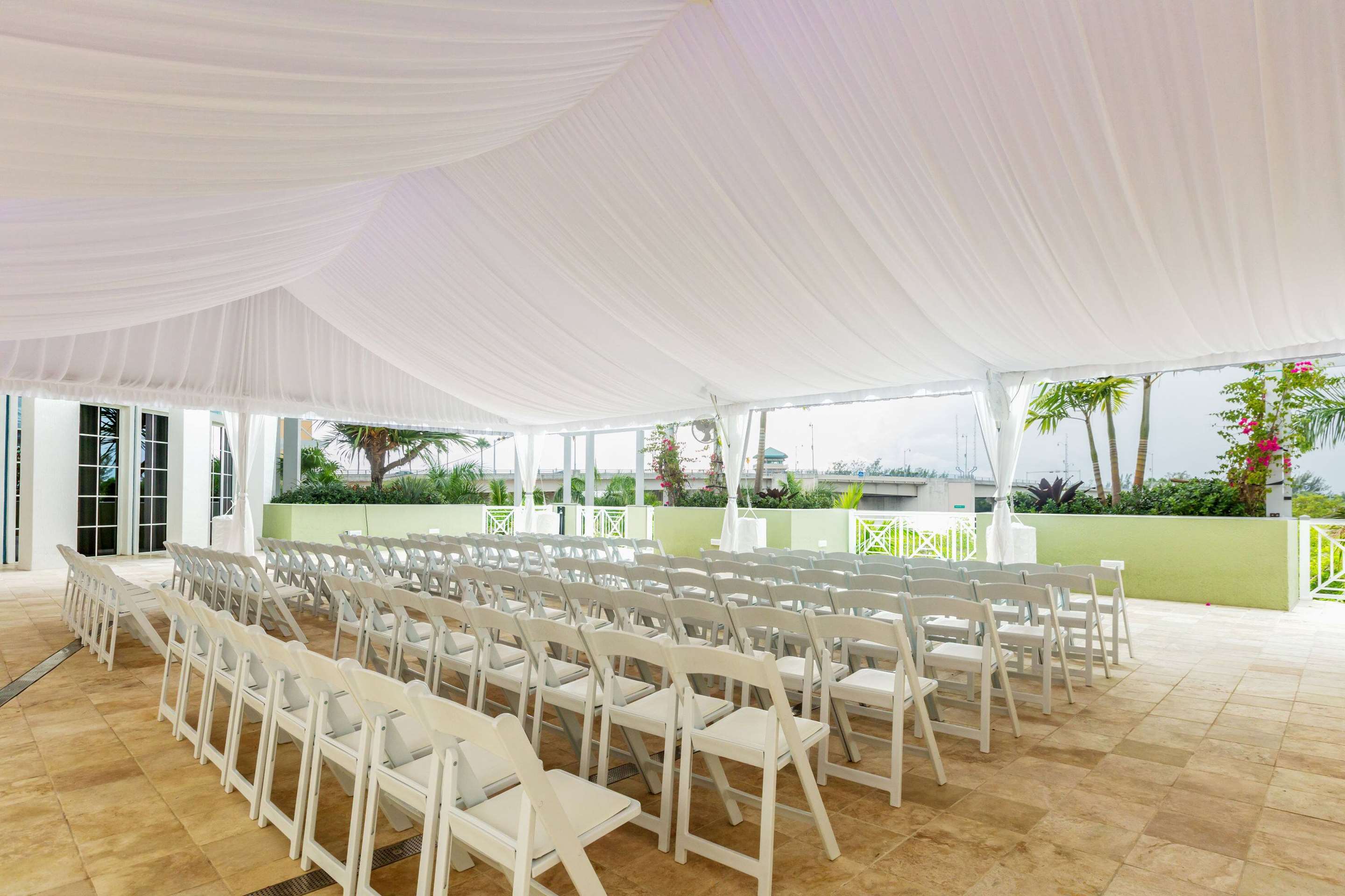 Patio | Wyndham Grand Jupiter at Harbourside Place