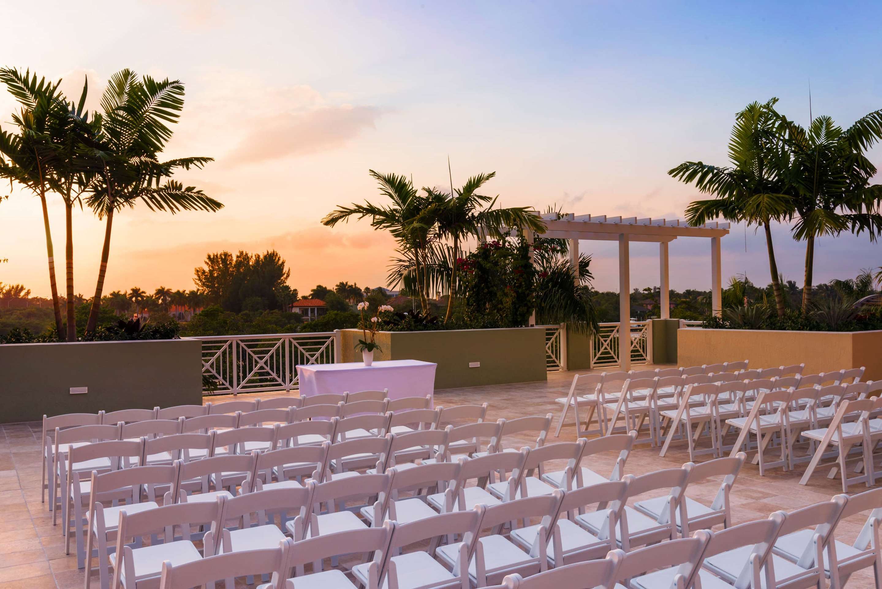 Outdoor Reception | Wyndham Grand Jupiter at Harbourside Place