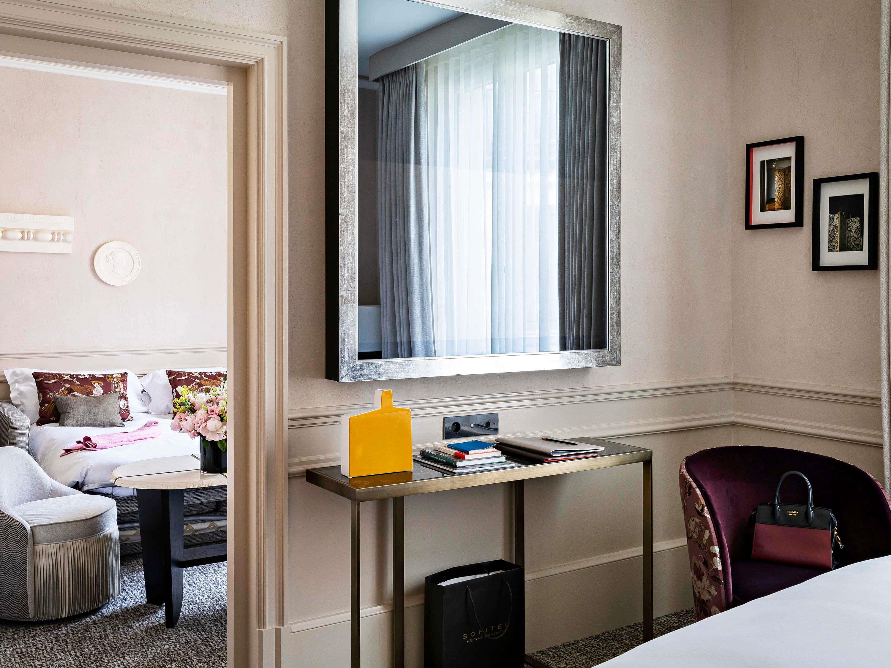 Sofitel Le Scribe Paris Opera Room Type - PREMIUM JUNIOR SUITE, 1 King Size Bed, Sofabed, Separate Lounge Area, Courtyard or Street View Sofitel Le Scribe Paris Opera Room Type - PREMIUM JUNIOR SUITE, 1 King Size Bed, Sofabed, Separate Lounge Area, Courtyard or Street View