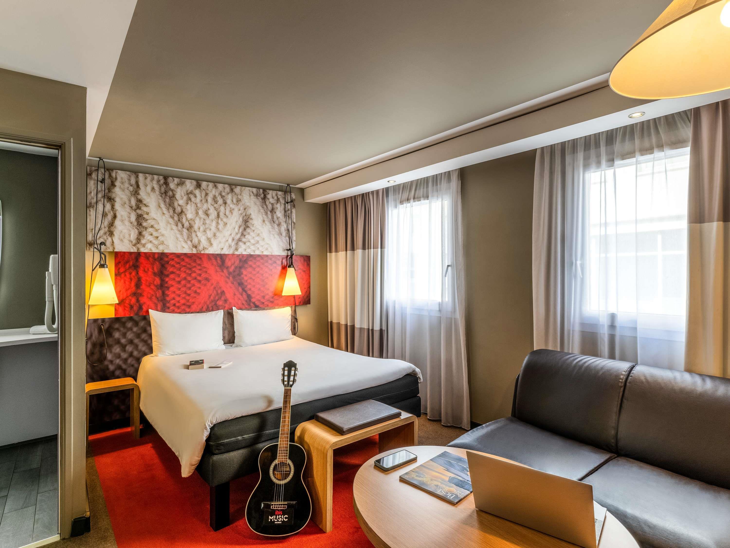 ibis Le Havre Centre Room Type - Premium room with 1 double bed and 1 sofa single bed