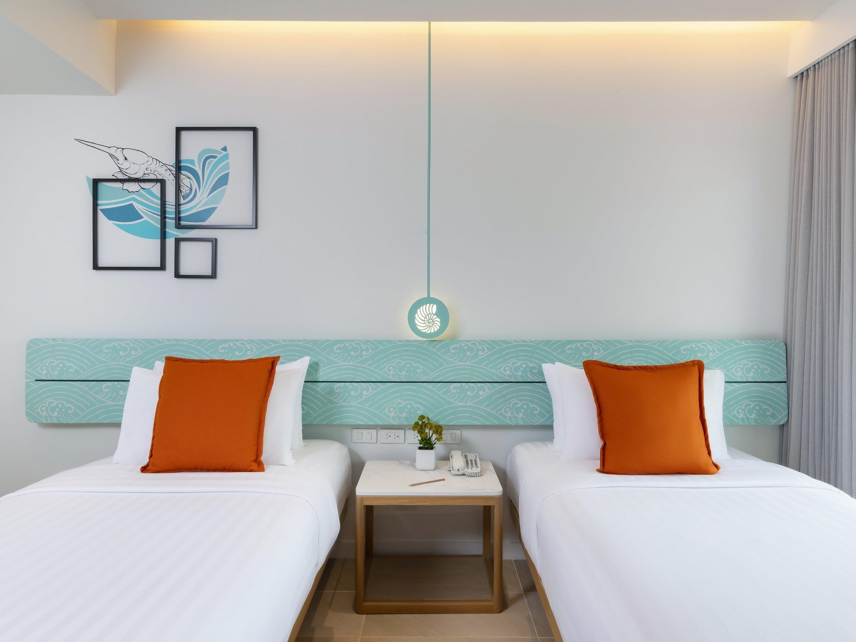 Novotel Rayong Rim Pae Resort Room Type - Premier Room 2 Single Beds, Pool View
