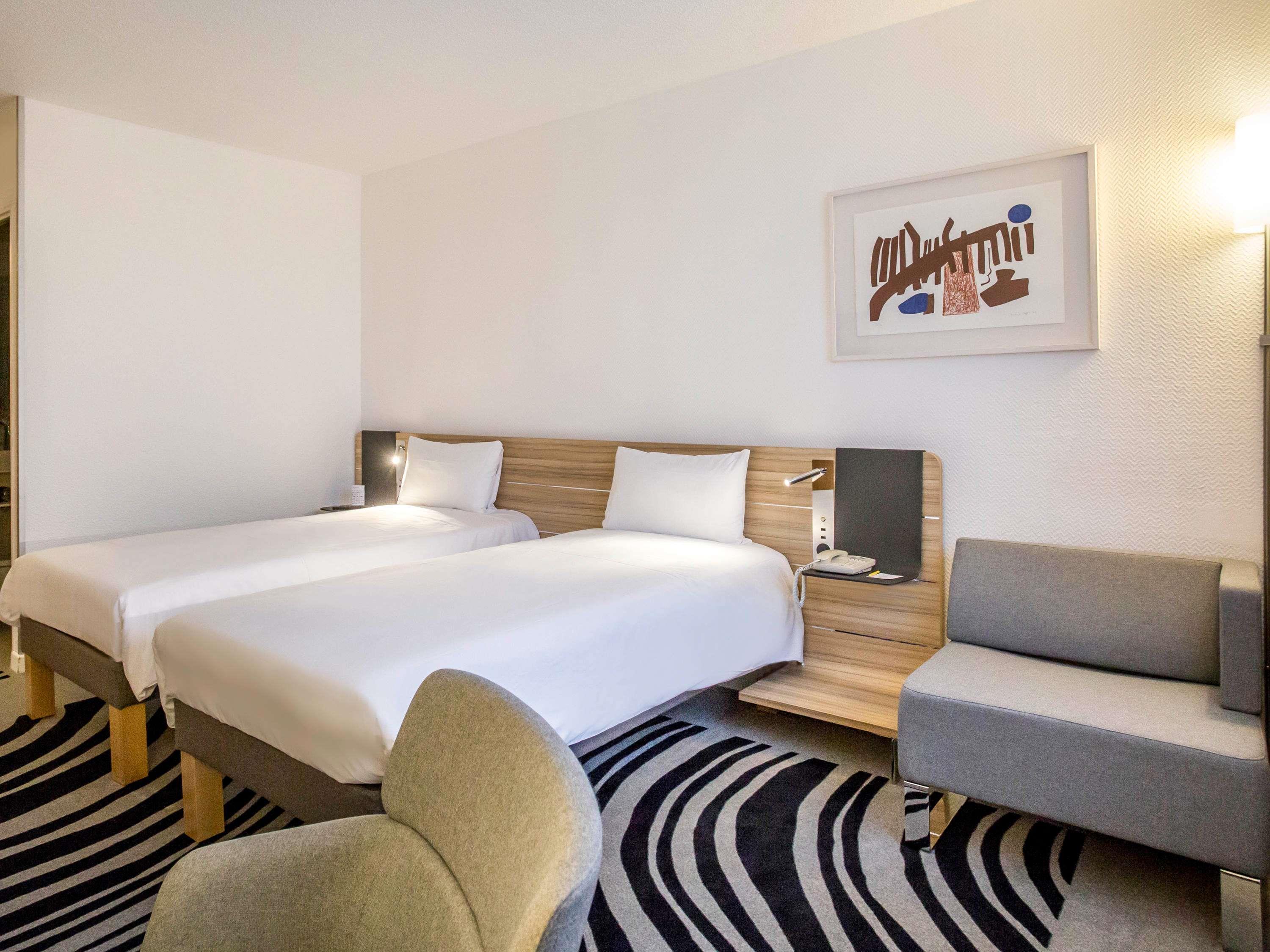 Novotel Bourges Room Type - Standard Room with 2 single beds (or one double bed on request)