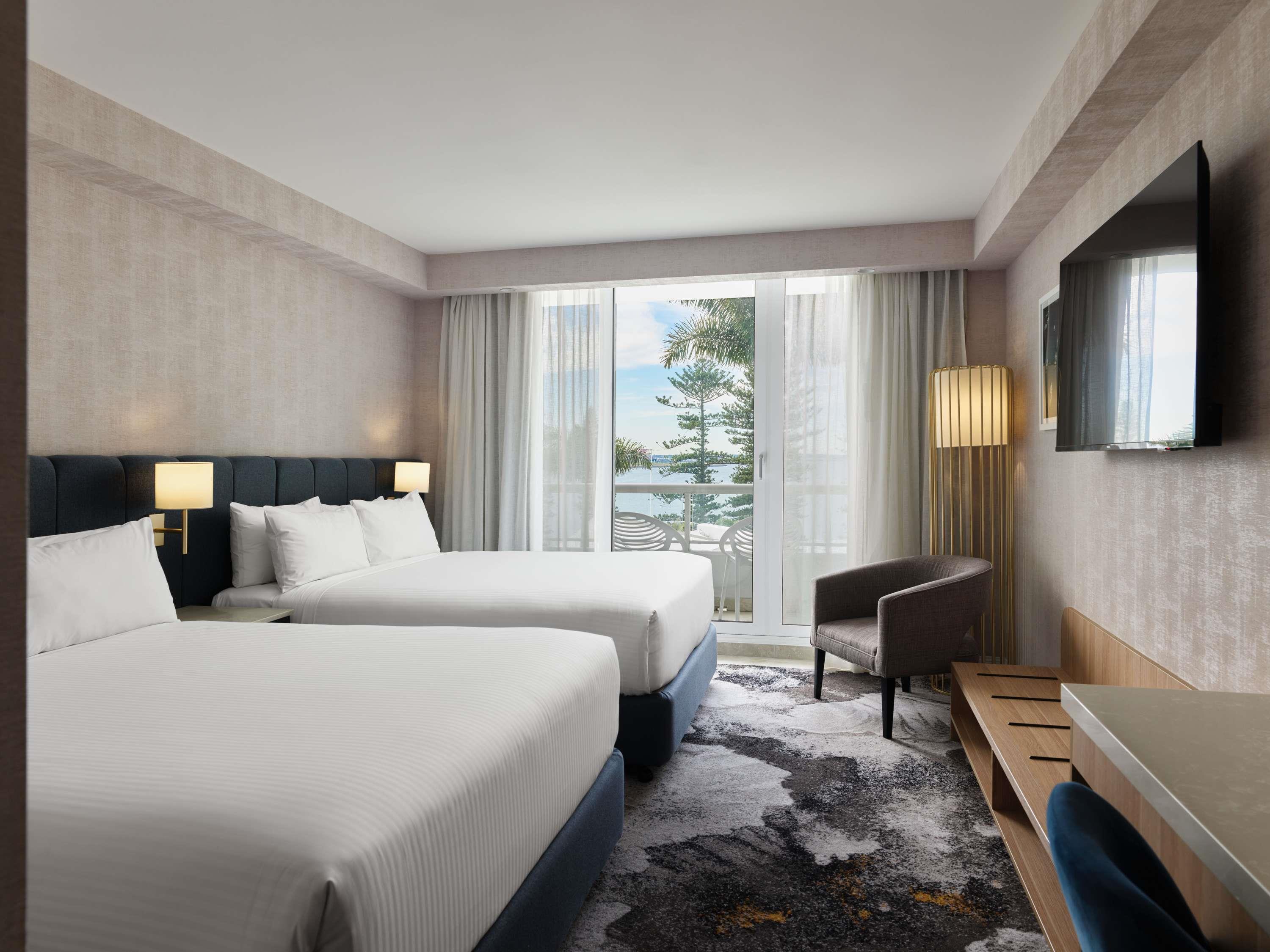 Novotel Sydney Brighton Beach Room Type - Junior Suite, 2 Queen Beds, Bay View with Bath Novotel Sydney Brighton Beach Room Type - Junior Suite, 2 Queen Beds, Bay View with Bath