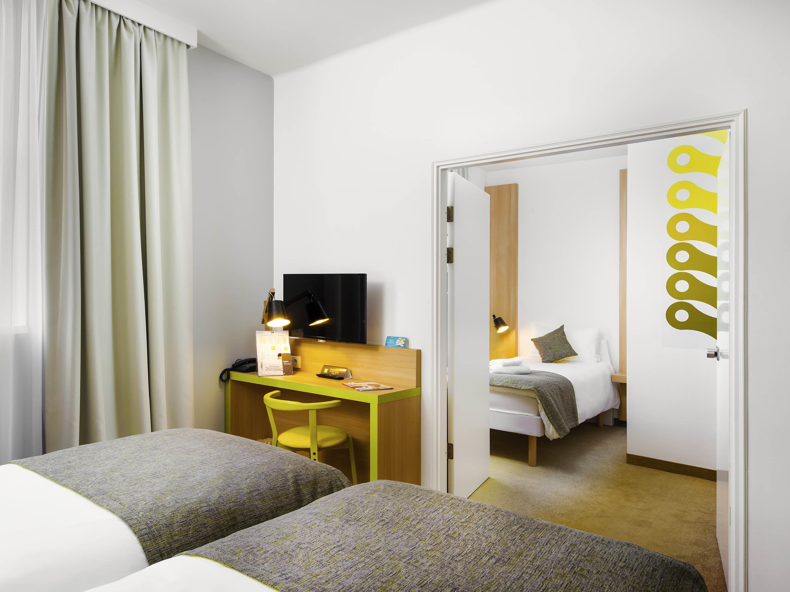ibis Styles Budapest City Room Type - Family room with 1 double bed and a single bed