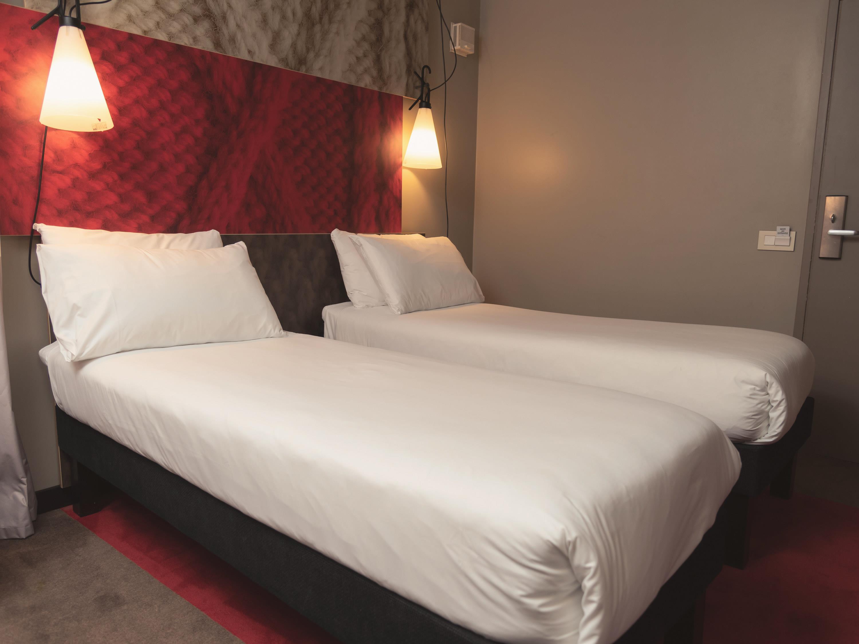 Ibis Glasgow City Centre - Sauchiehall St Room Type - Accessible Standard Room with Two Single Beds