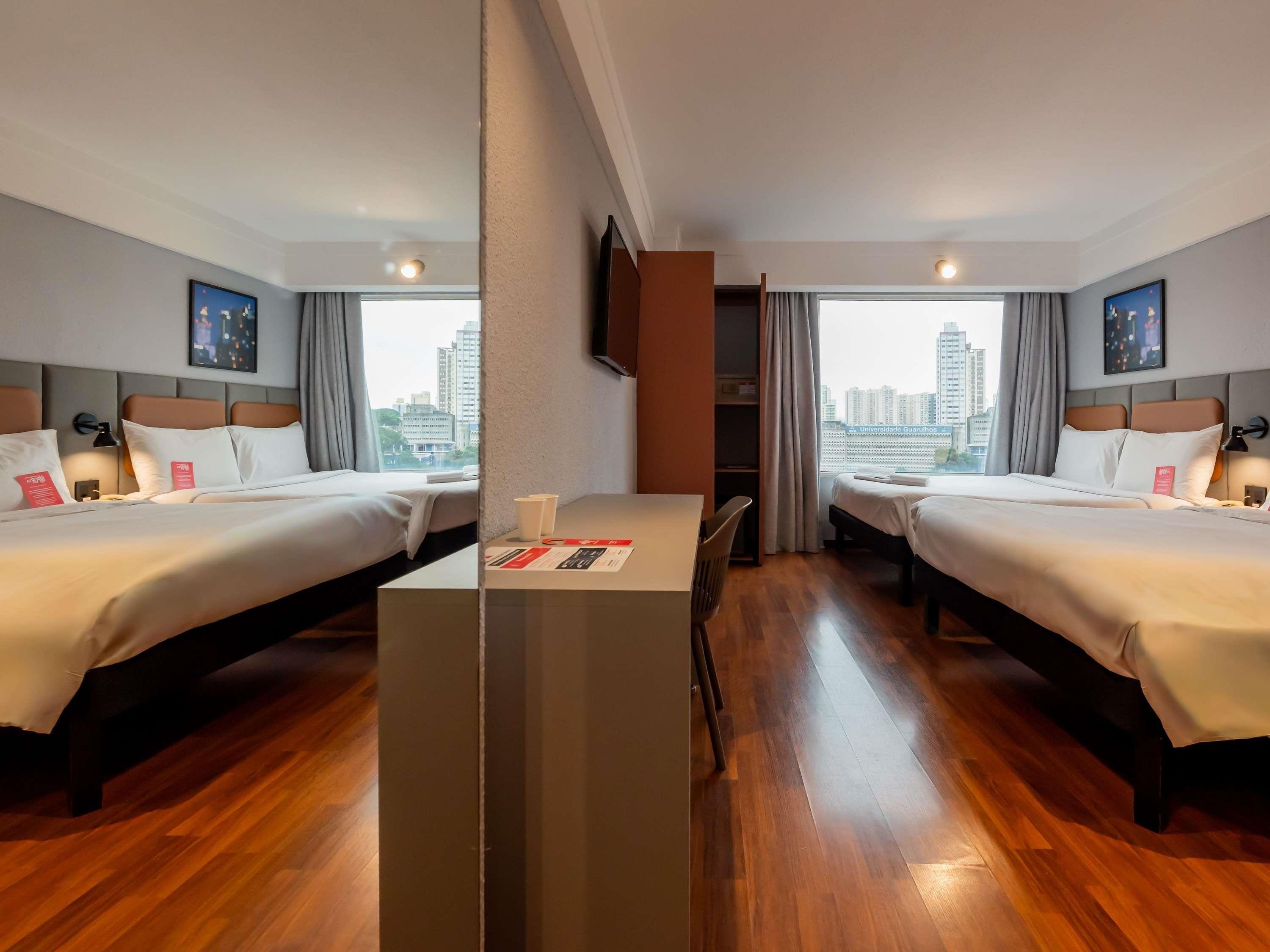 Ibis Guarulhos Room Type - QUADRUPLE ROOM WITH 2 DOUBLE BEDS Ibis Guarulhos Room Type - QUADRUPLE ROOM WITH 2 DOUBLE BEDS