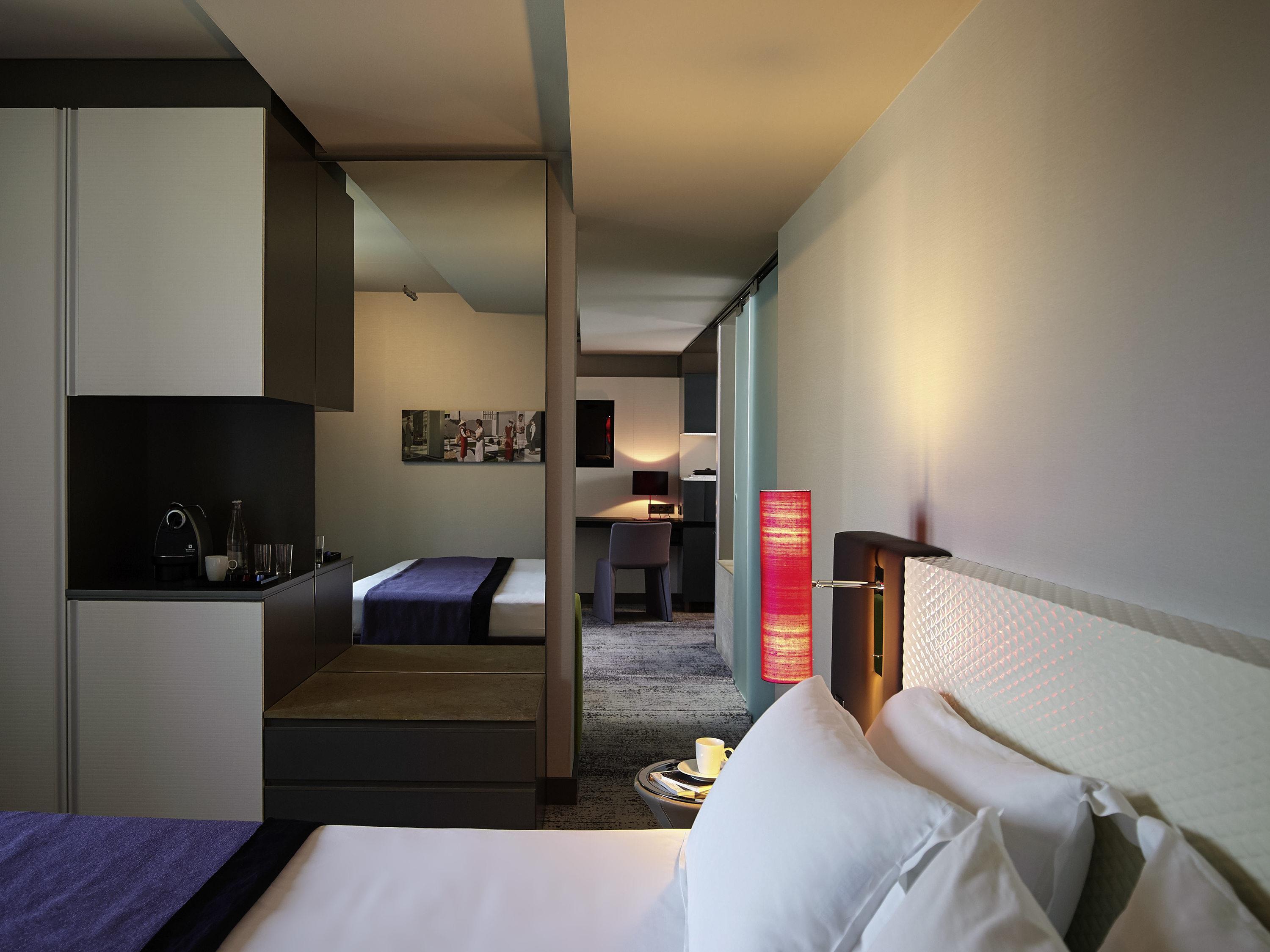 Sofitel Munich Bayerpost Room Type - JUNIOR SUITE - king-size bed - spacious room in refined design