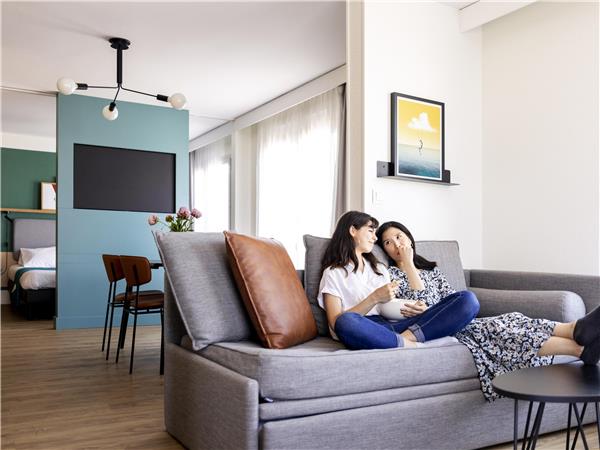 STUDIO FOR 4 PEOPLE, WITH BALCONY