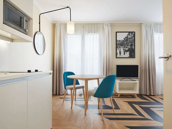 Studio with balcony for 2 people