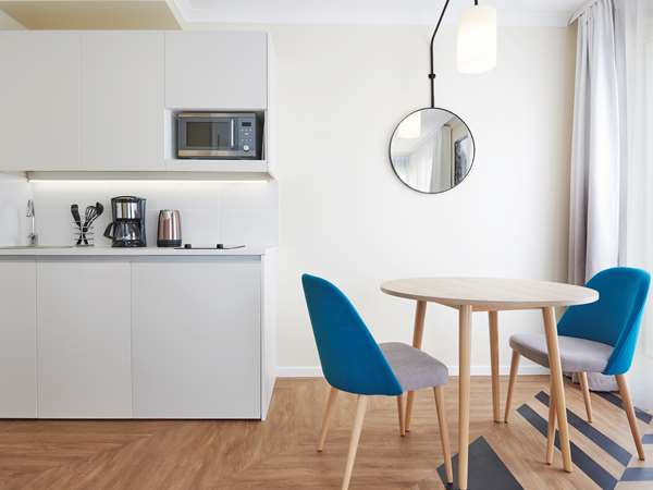Studio with balcony for 2 people