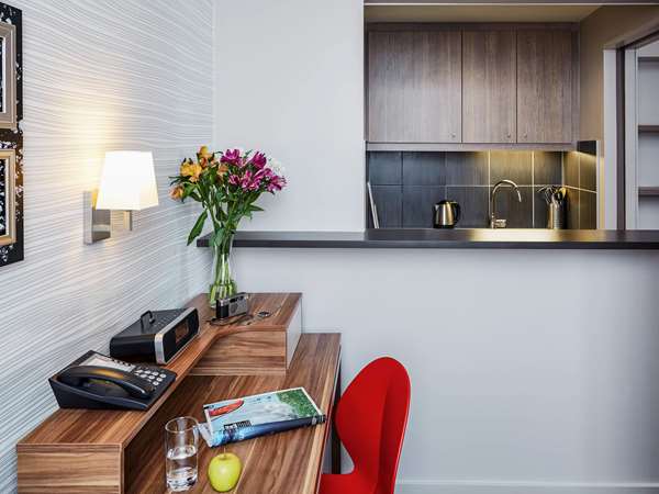Studio with single beds for 3 people