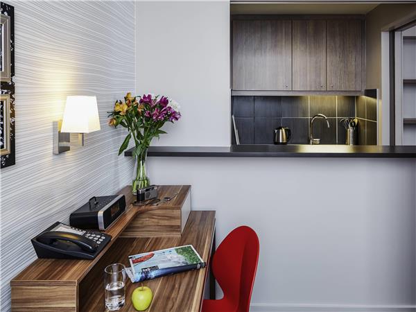 Studio with single beds for 3 people