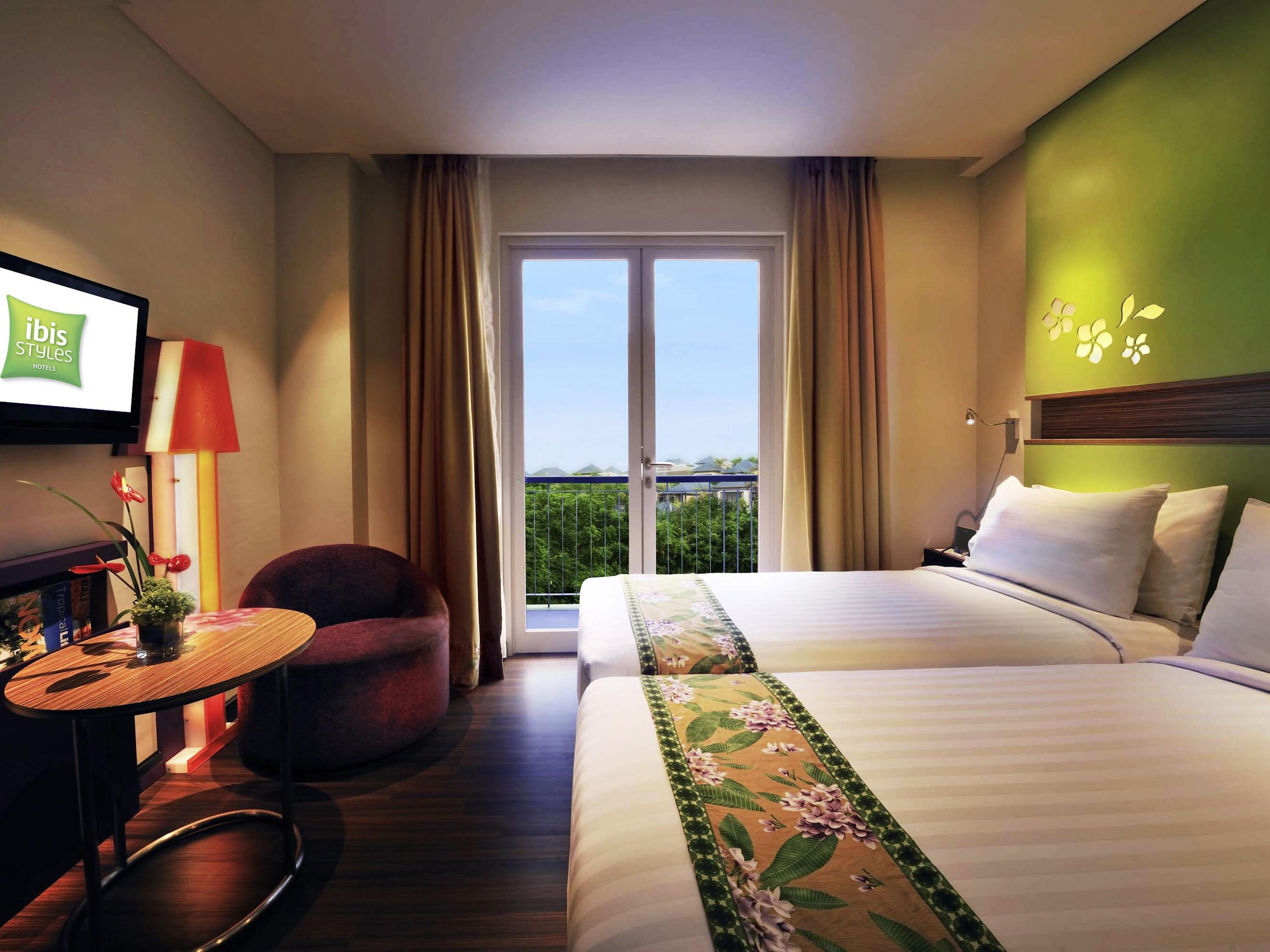 ibis Styles Bali Denpasar Room Type - Superior 2 Single bed Non Balcony