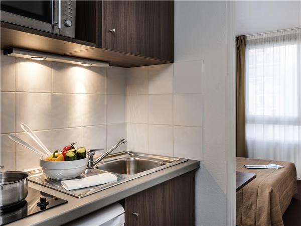 Studio for 2 people with twin beds