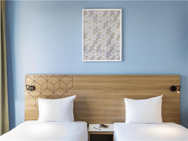 Studio for 2 people with twin beds