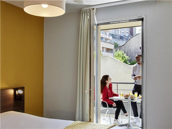Studio for 2 people with a balcony - Double bed