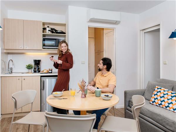 1-bedroom apartment with balcony for 4 people